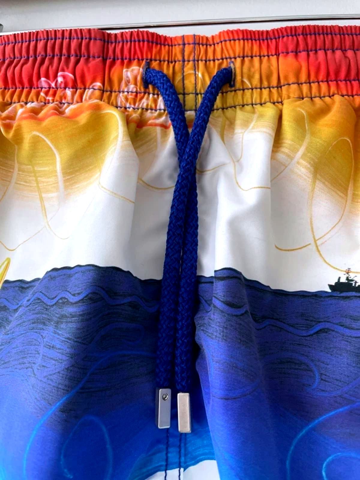 Mens Vilebrequin x Kenny Scharf Limited Edition Moorea Swim Shorts - Small - 3120