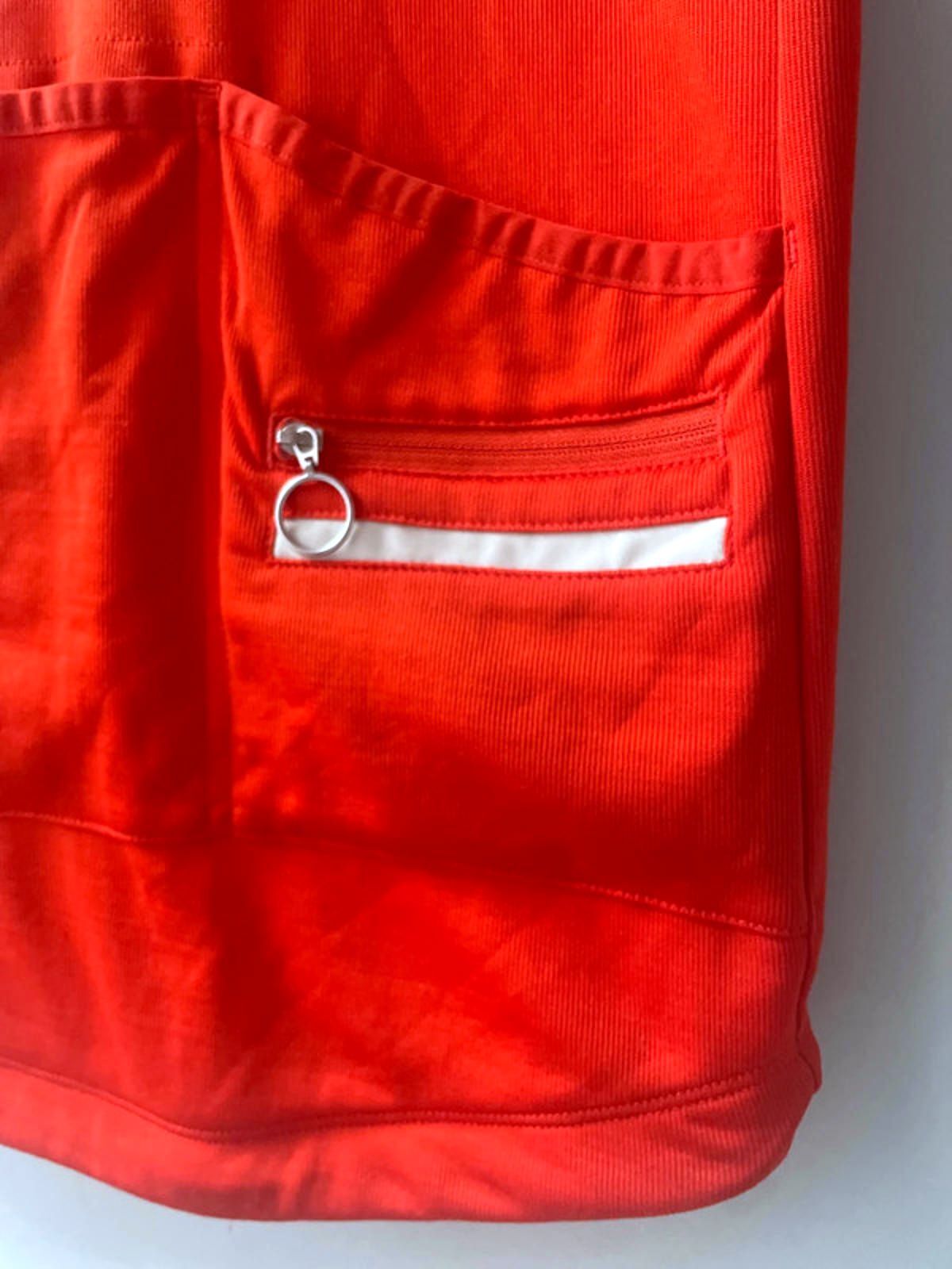 Men’s Rapha Premium Merino Wool Blend Cycling Jersey Top In Red - Large - 2839