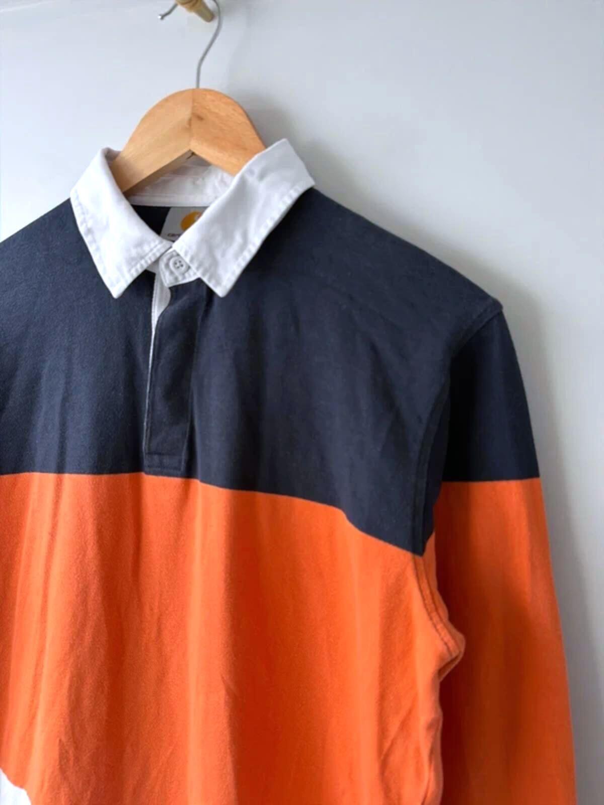 Men’s Carhartt Long Sleeve Rugby Polo Top - Medium - 3553