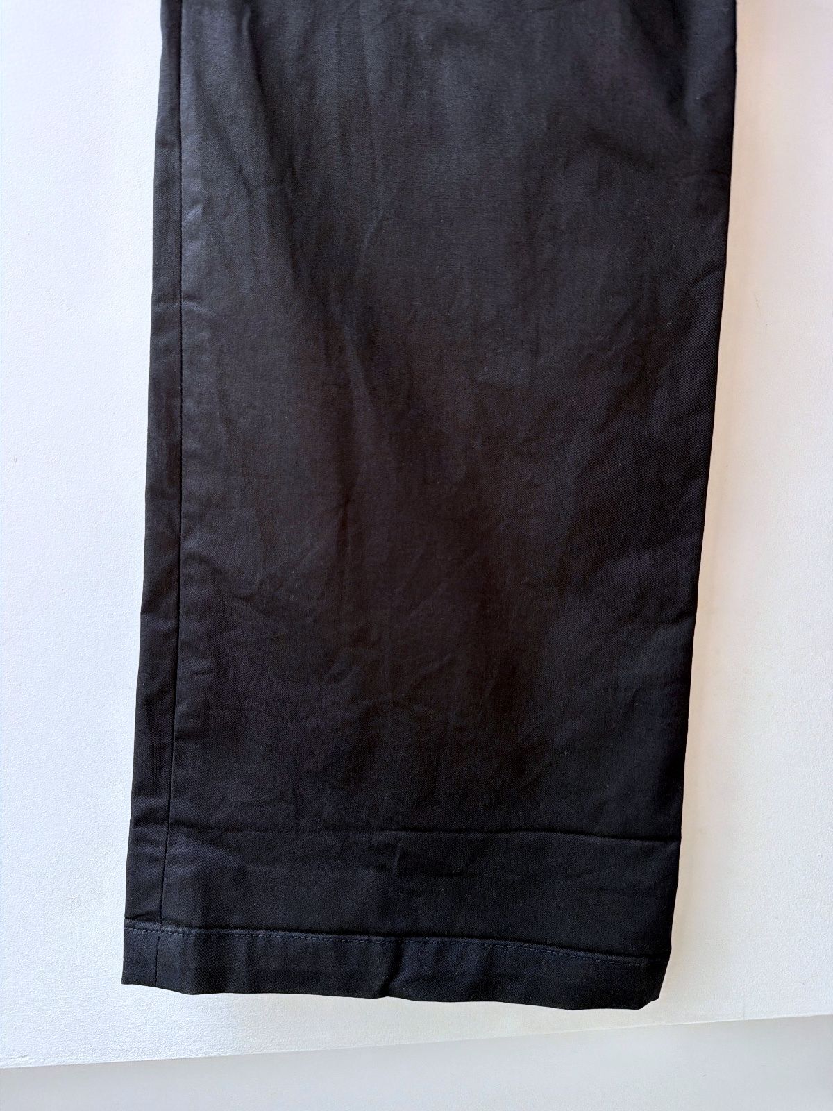 Women’s Omnes High Waist Straight Leg Pleated Trousers In Black - W27/L29 - 3572
