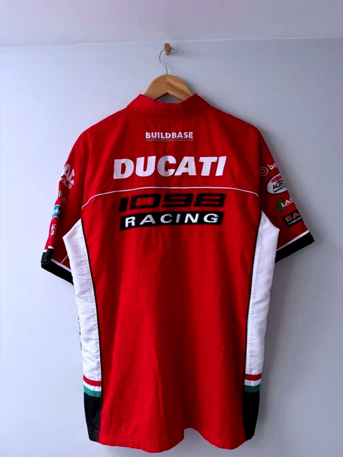 Mens Ducati 1098 2000’s rare vintage racing team shirt In red - large - 3456