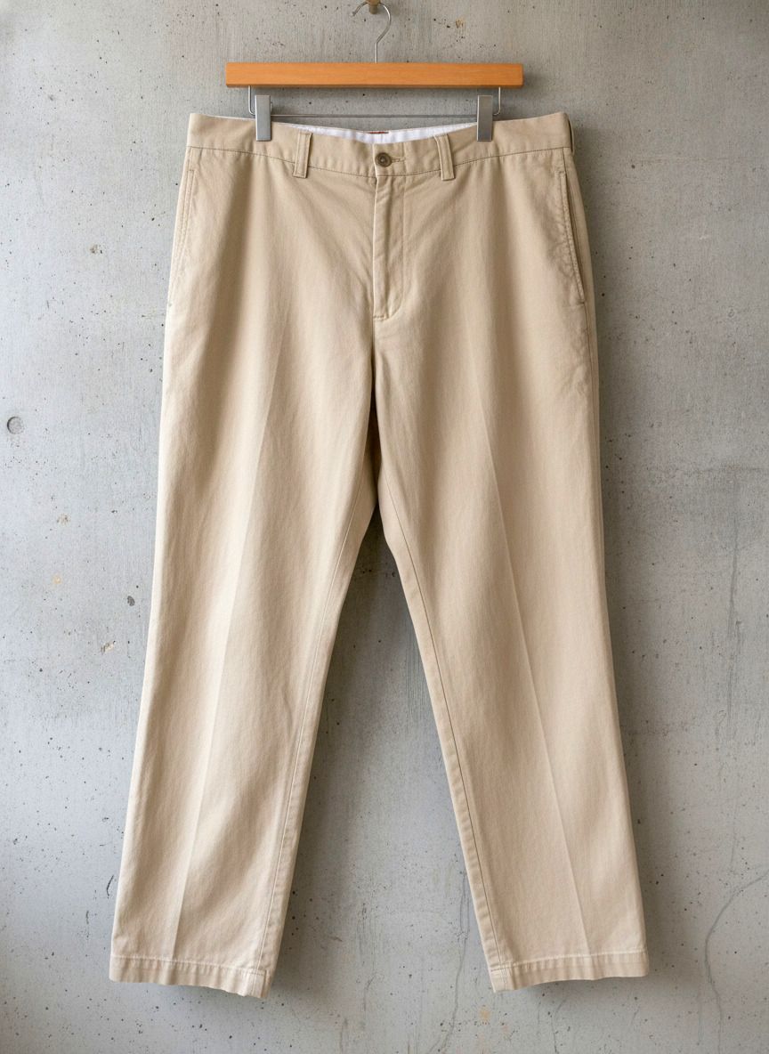 Men’s Ralph Lauren Premium Classic Chino Trousers In Beige - W38/L34 - 1715