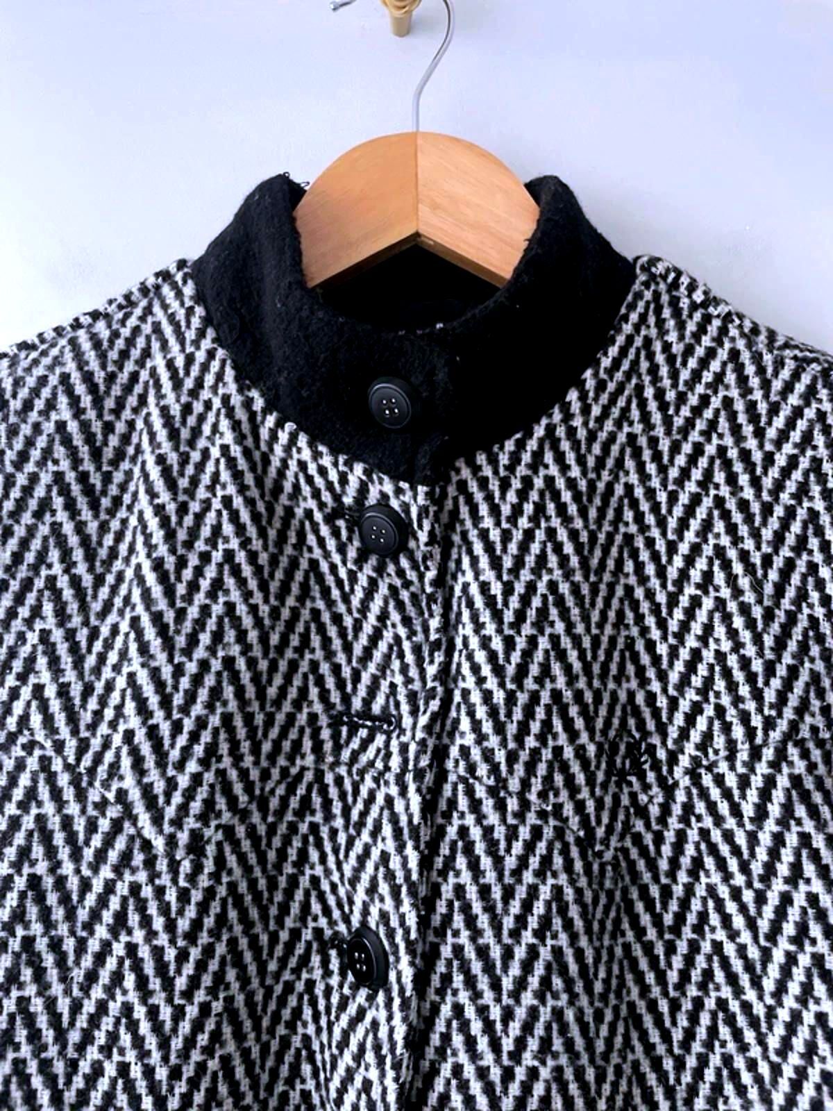 Women’s Fred Perry X Amy Winehouse Wool Herringbone Jacket in Black - UK10 -2990