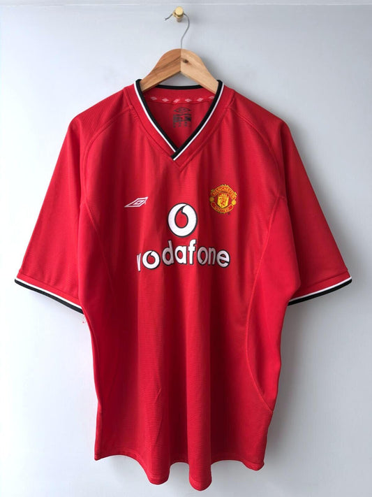 Men's Manchester United 2000/02 Vintage Home Football Shirt - XXLarge - 3560