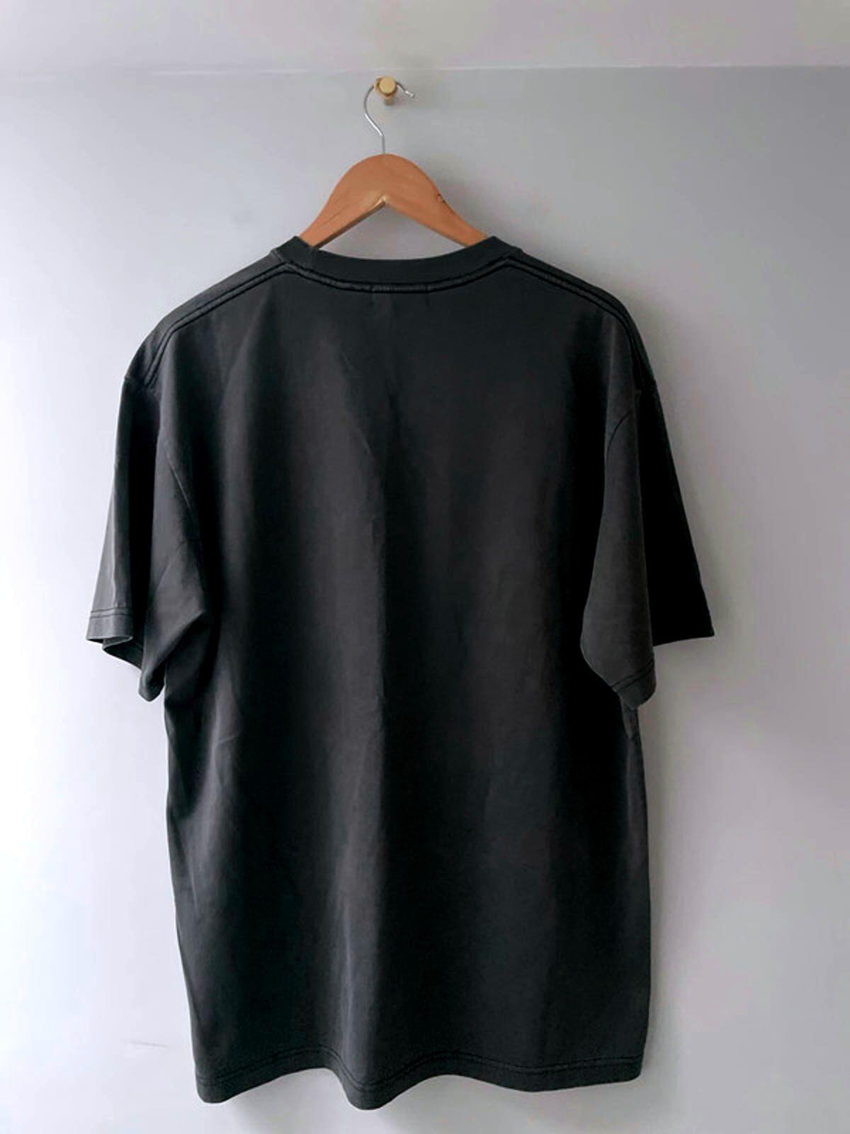 Men’s XLarge Peace And Fortune Printed Crew Neck T-Shirt In Grey - Medium - 2649