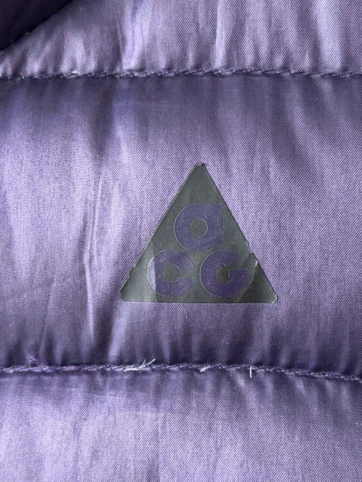 Women’s Nike ACG Quilted Goose Filled Gilet In Purple - Medium - 3386