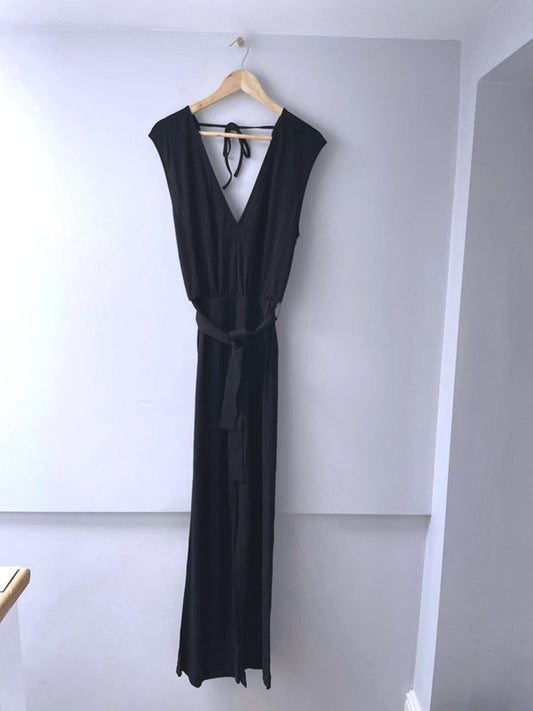Women’s & Other Stories V-Front Sleeveless Wide Leg Jumpsuit - XSmall - 1898
