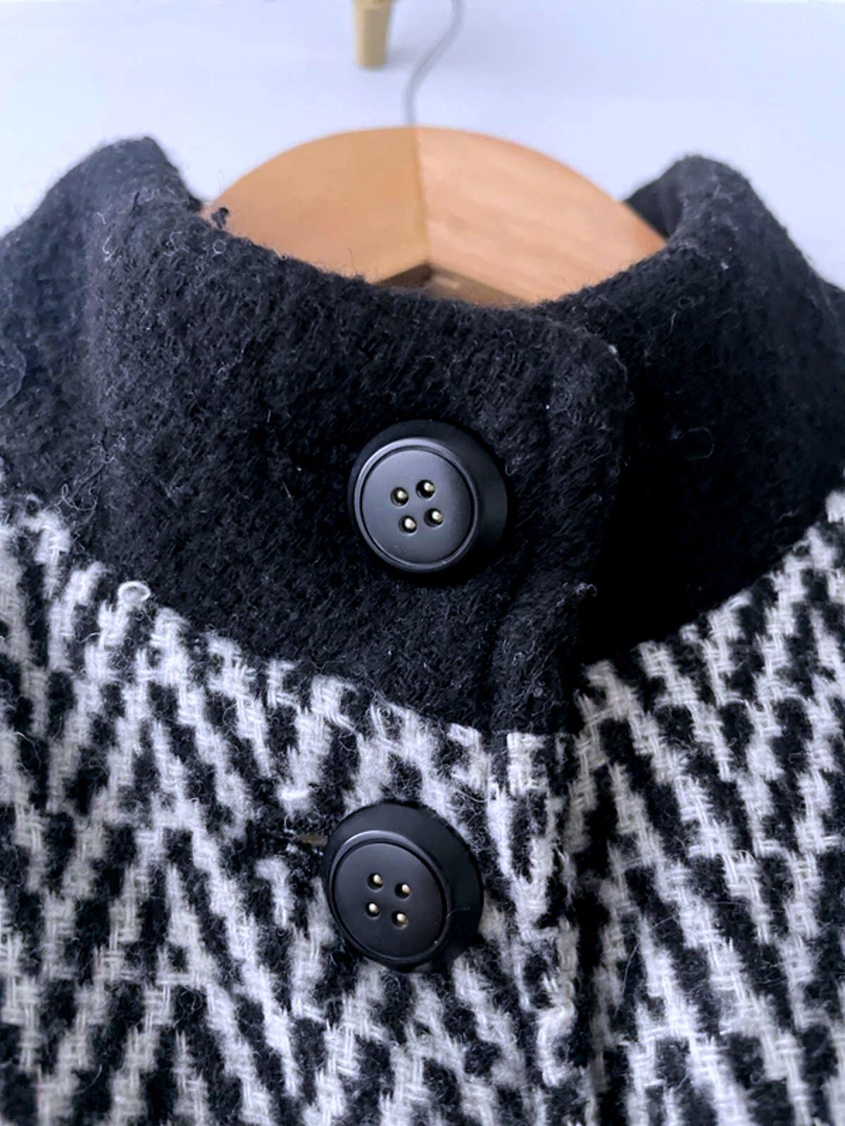 Women’s Fred Perry X Amy Winehouse Wool Herringbone Jacket in Black - UK10 -2990