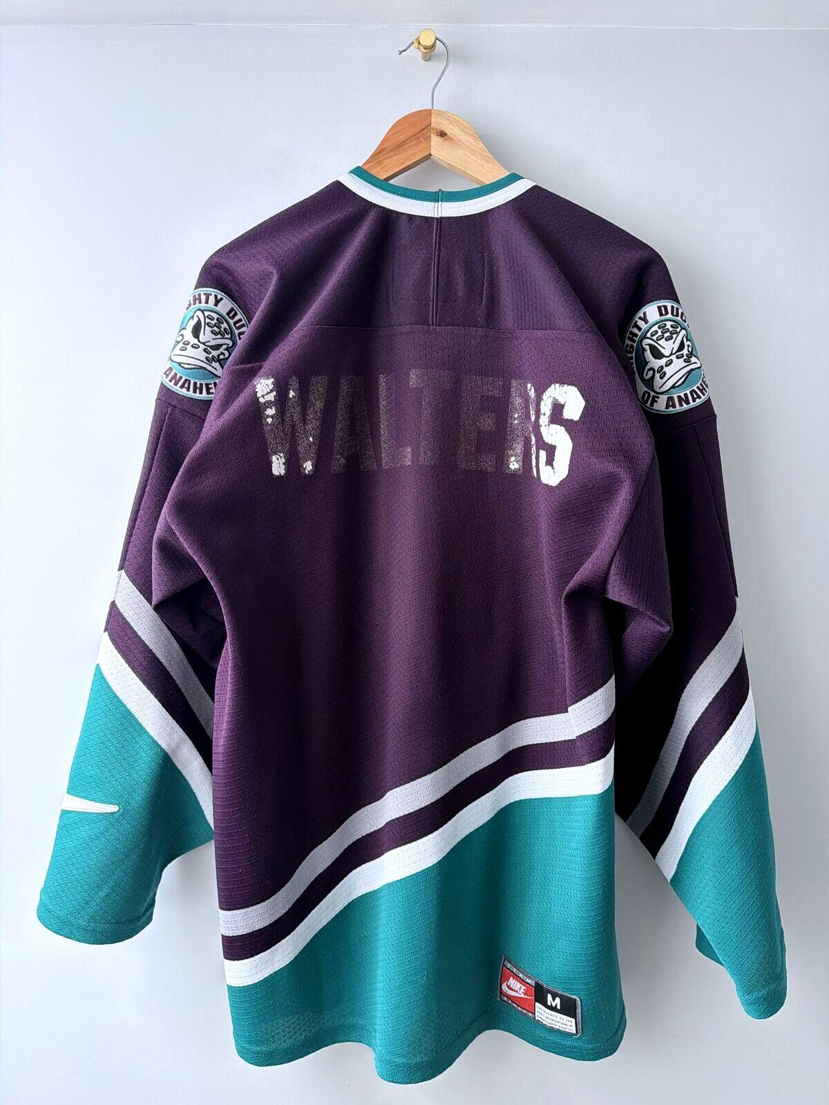 Mens Nike NHL Anaheim Mighty Ducks Hockey Jersey Top - Medium - 3558