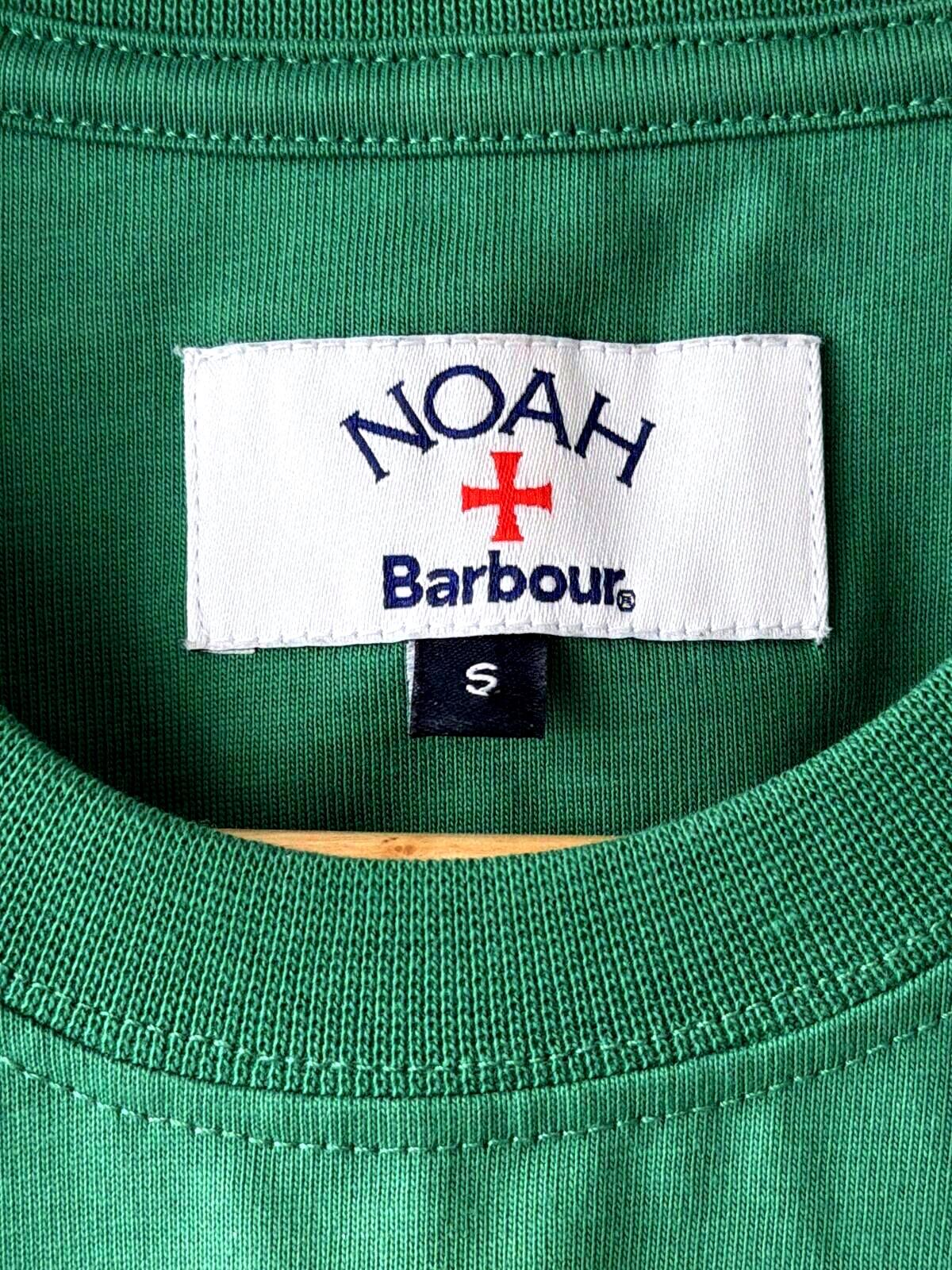Mens Barbour x Noah Green Duck Graphic T-Shirt In Green - Small - 3501