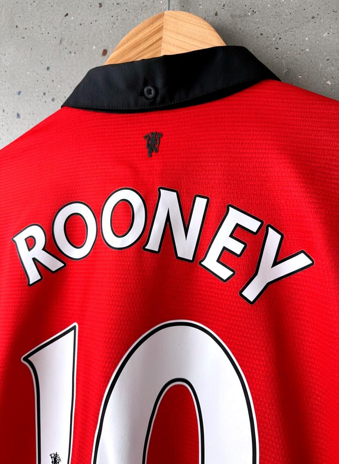 Mens Manchester United Rooney #10 2012/13 Home Jersey Top - Medium - 3493