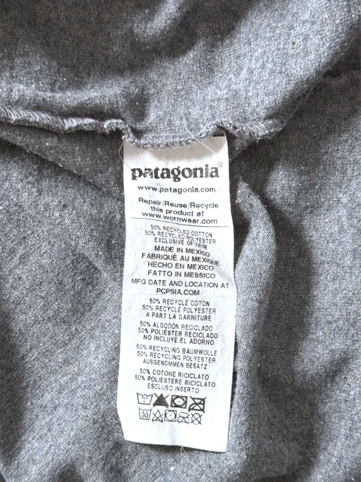 Men’s Patagonia Crew Neck Printed T-shirt In Grey - Small - 3382