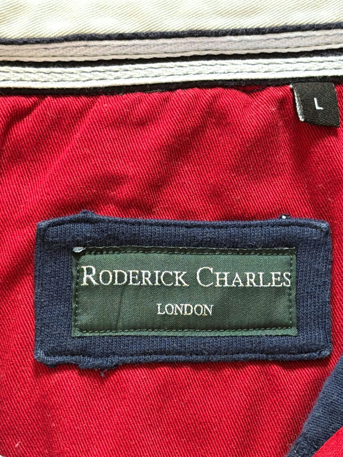 Men’s Roderick Charles London Striped Rugby Shirt In Navy/Yellow  - Large - 3737