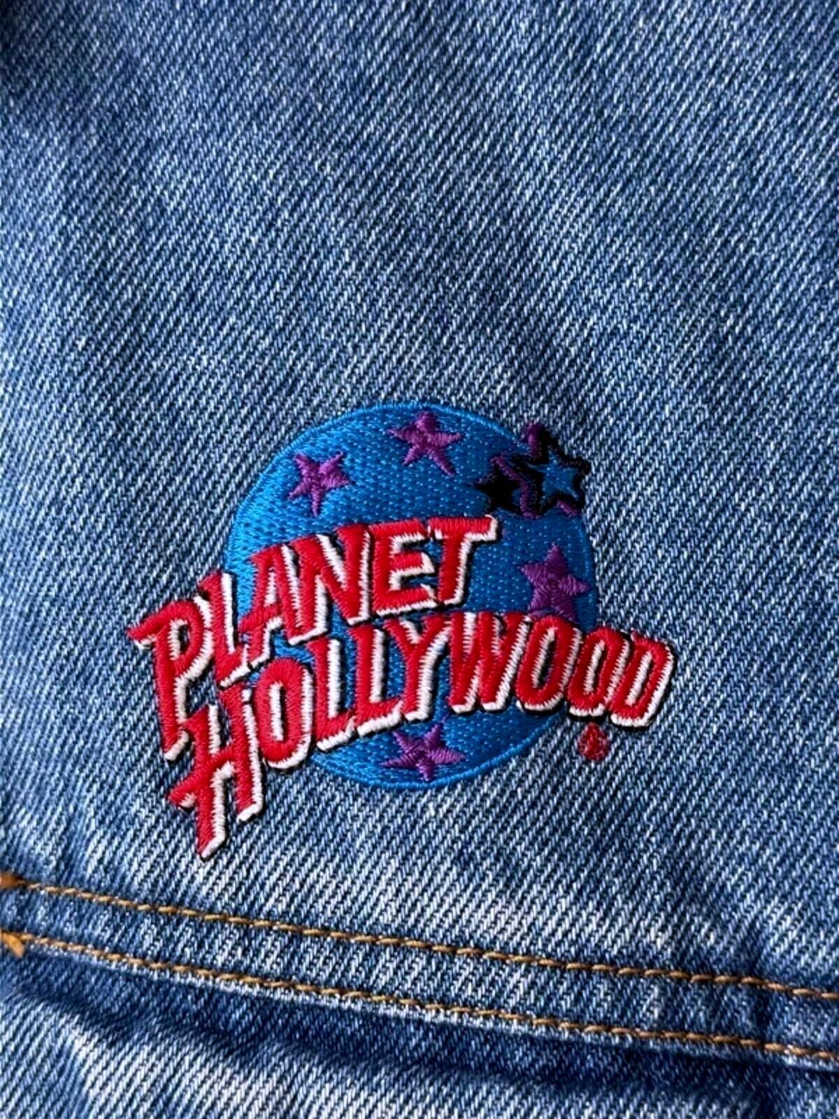 Men’s Planet Hollywood 90's Vintage Oversized Fit Denim Jacket In Navy - Large - 3384