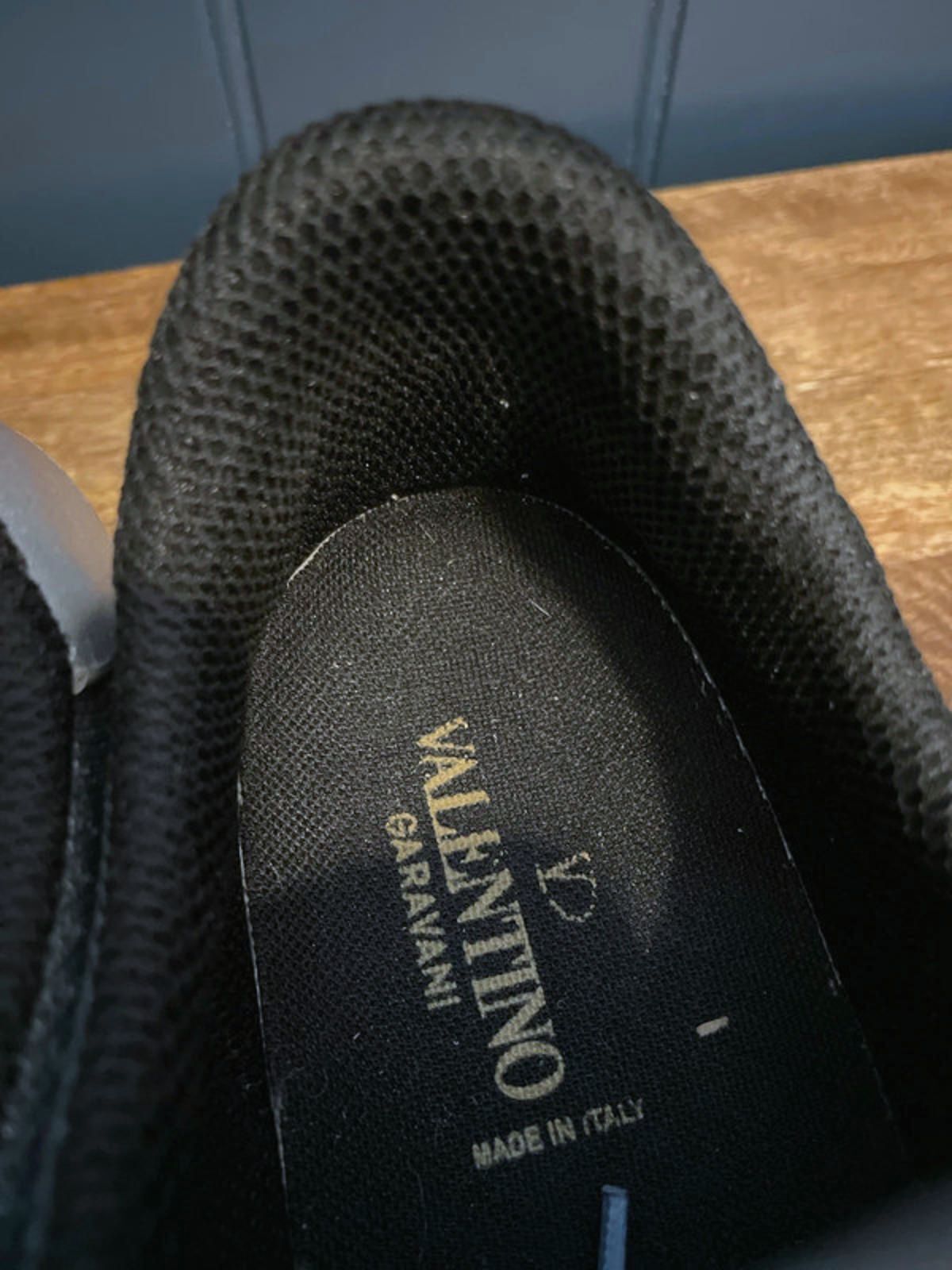 Women’s Valentino Garavani Camouflage Suede Trainers in Black/Grey - UK5 - 2656