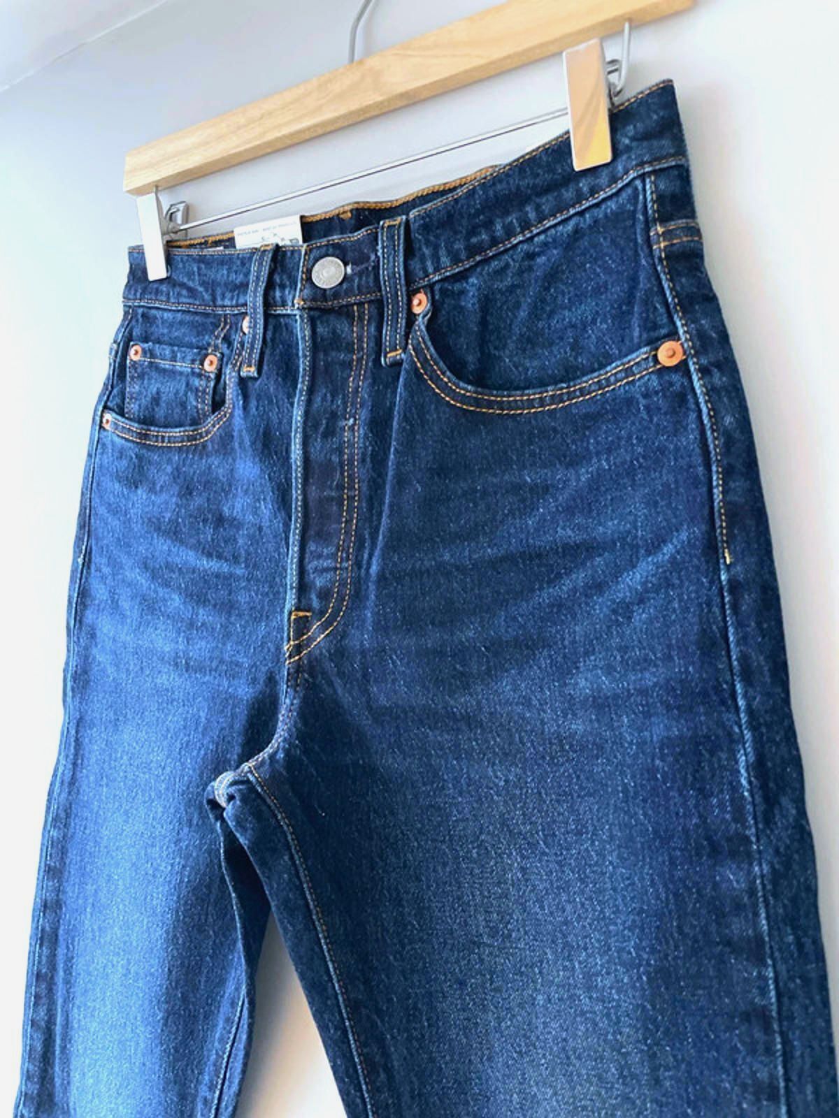 Women’s Levi’s 501 Skinny Fit High Rise Jeans in Navy - W26/L30 - 2765
