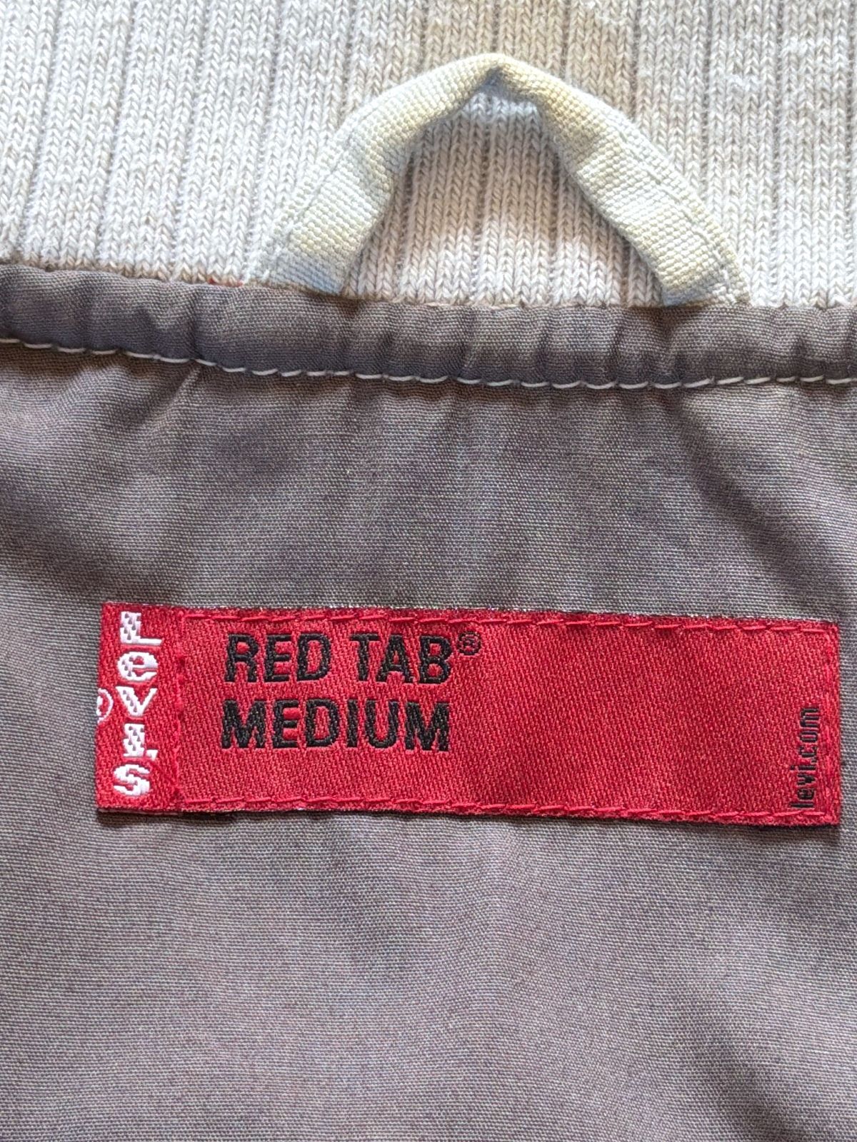 Men’s Levi's Red Tab Label Bomber Jacket In Beige - Medium - 3704