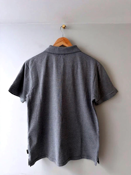Men’s Paul Smith Slim Fit Premium Polo Top In Grey - Large - 3206