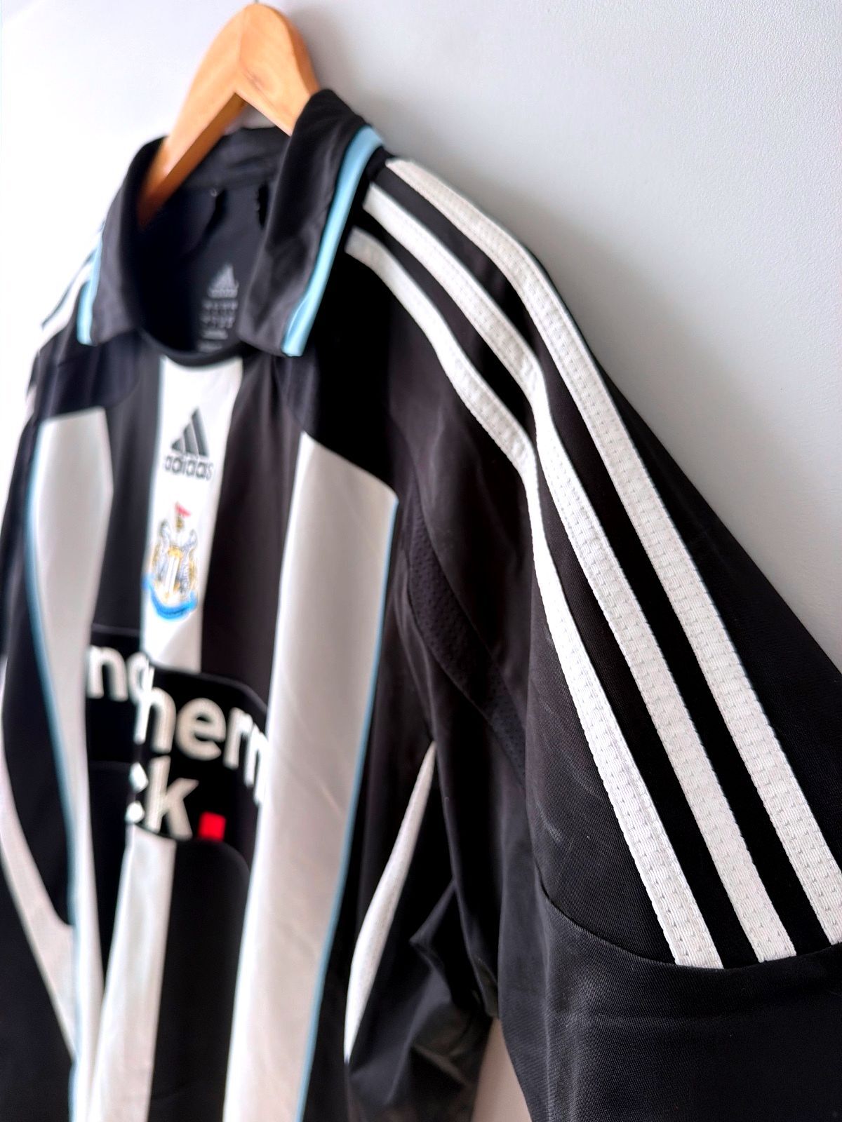Mens Newcastle United 2007/09 Football Shirt Jersey - Large - 3593