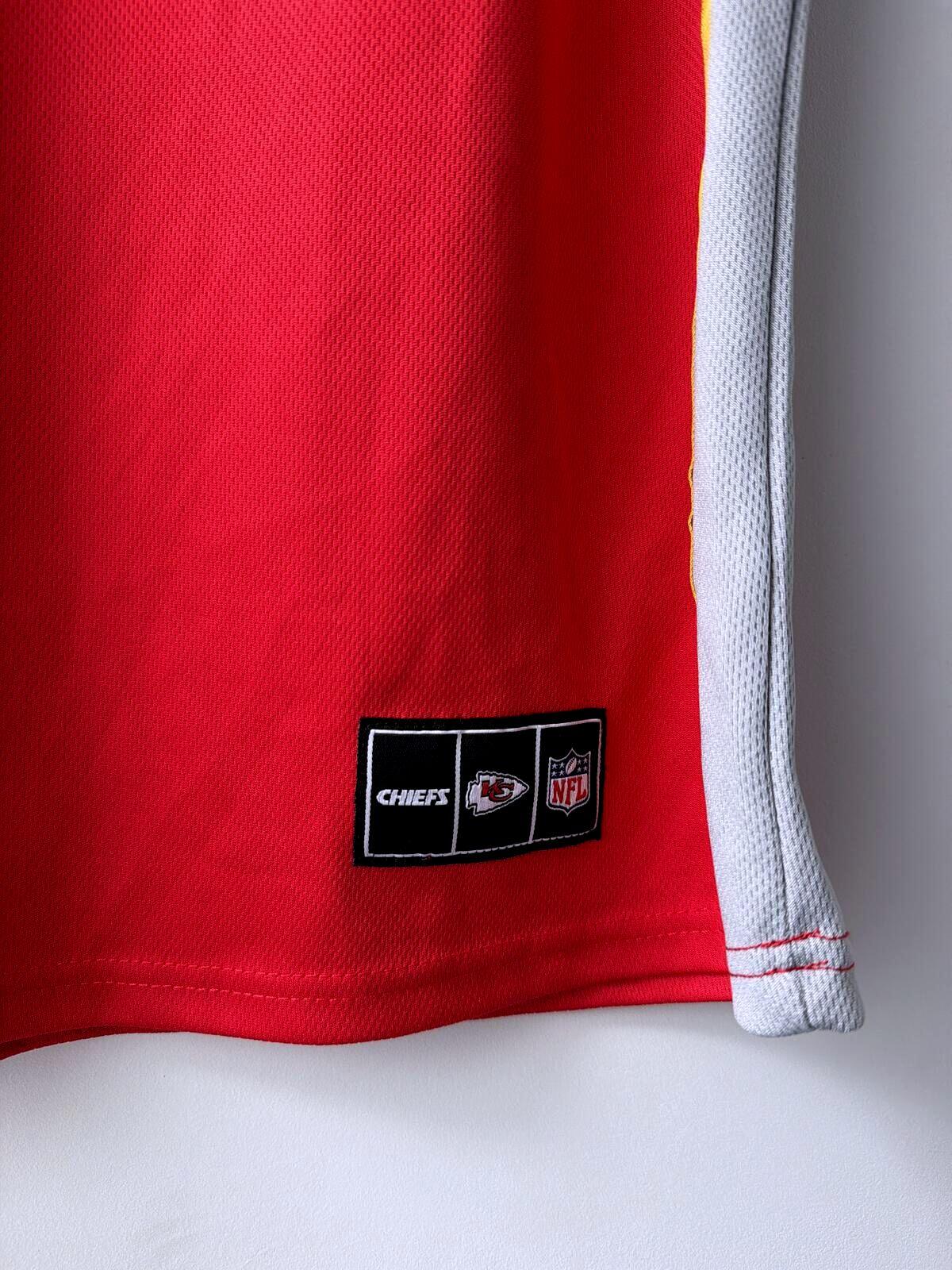 Mens NFL Kansas City Chiefs NFL Jersey Top In Red - Large - 3507