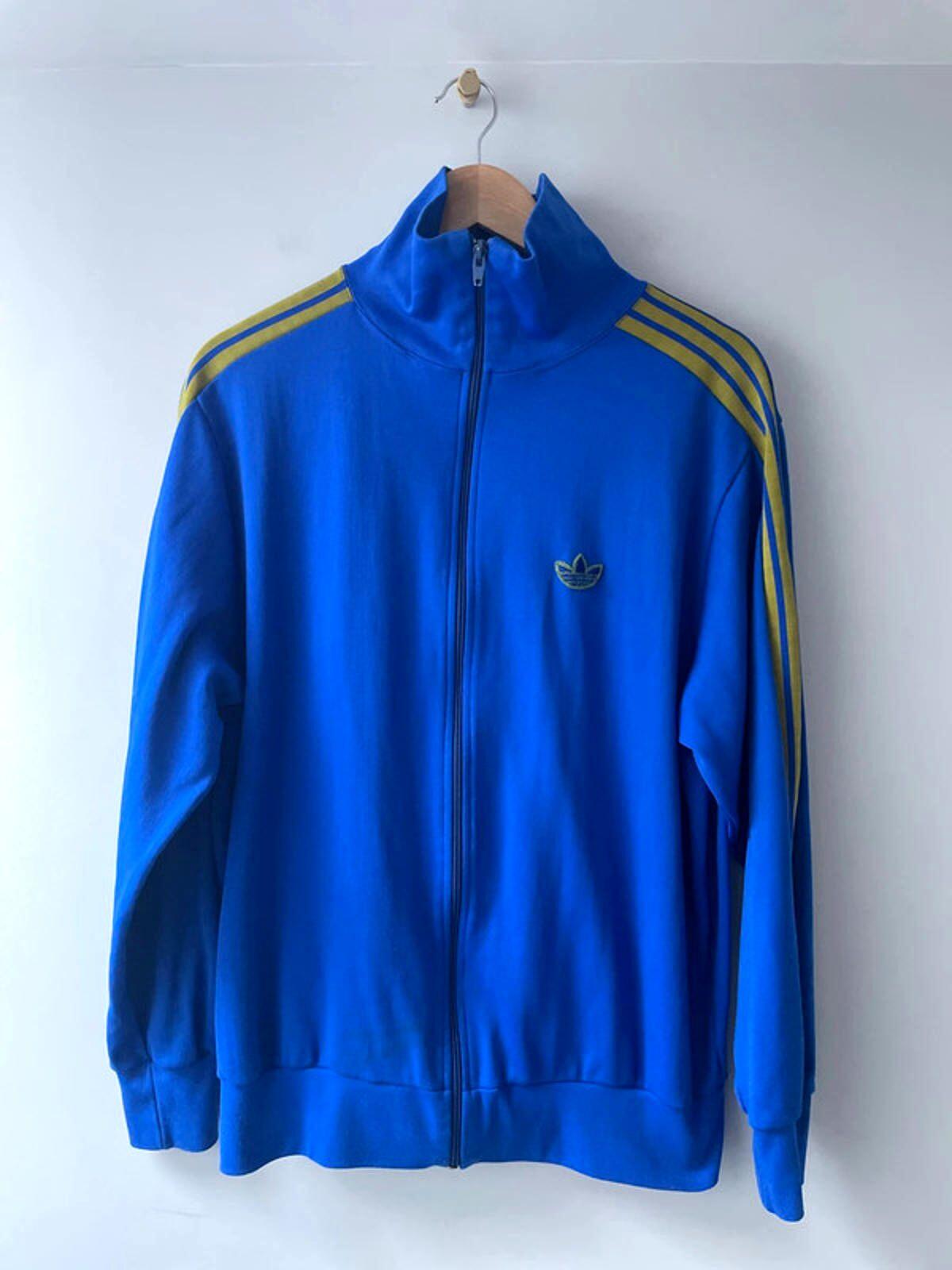 Men's Adidas Originals Limited Edition Firebird Track Jacket In Blue -Large-2565