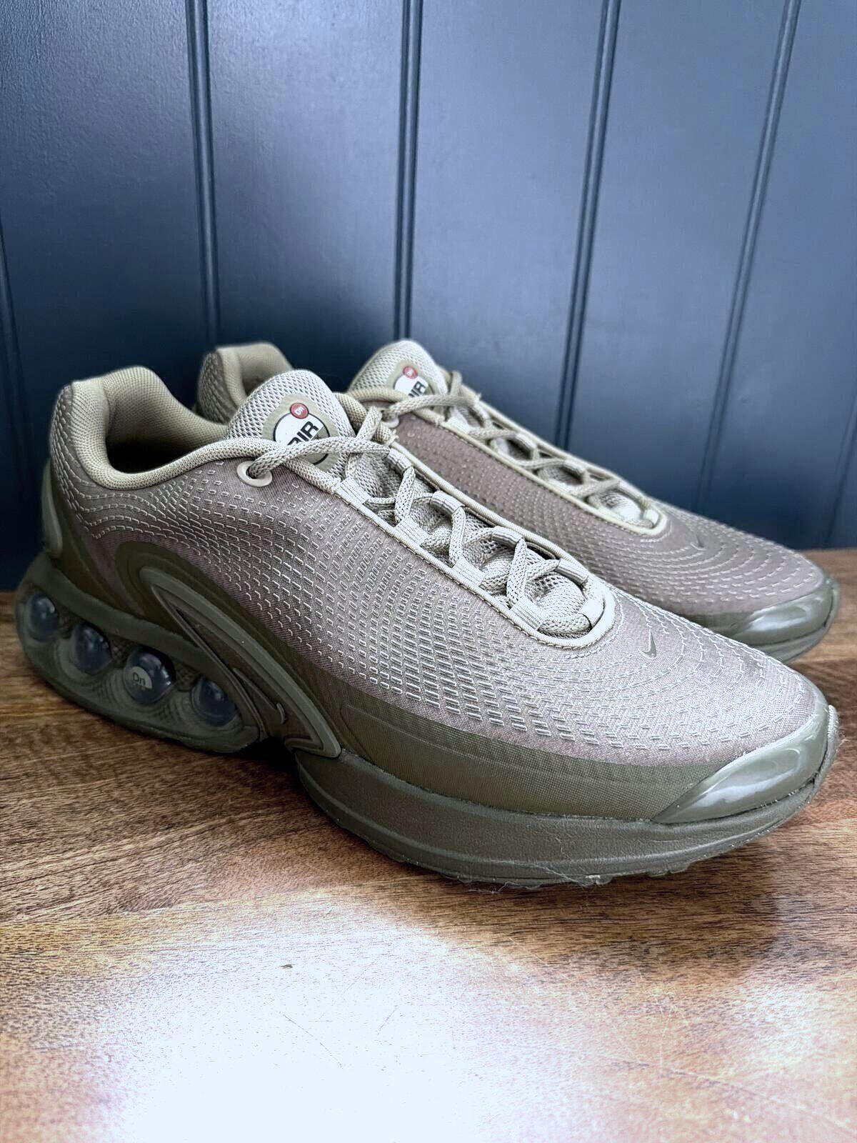 Mens Nike Air Max DN Chunky Sole Trainers In Olive/Khaki  - UK8.5 -  3535
