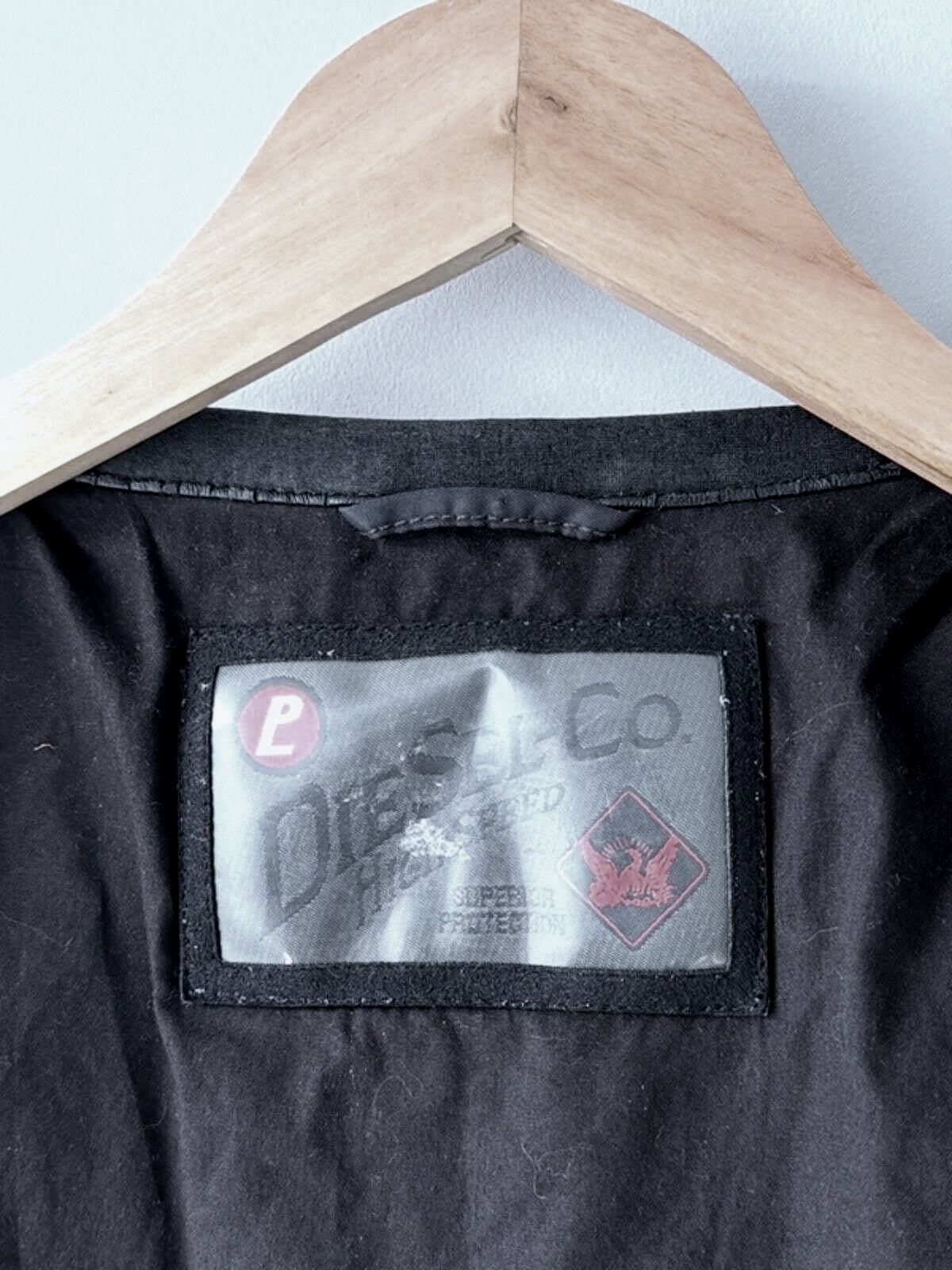 Mens Diesel FLA Speed King Daytona Vintage Biker Jacket In Black - Large - 3550