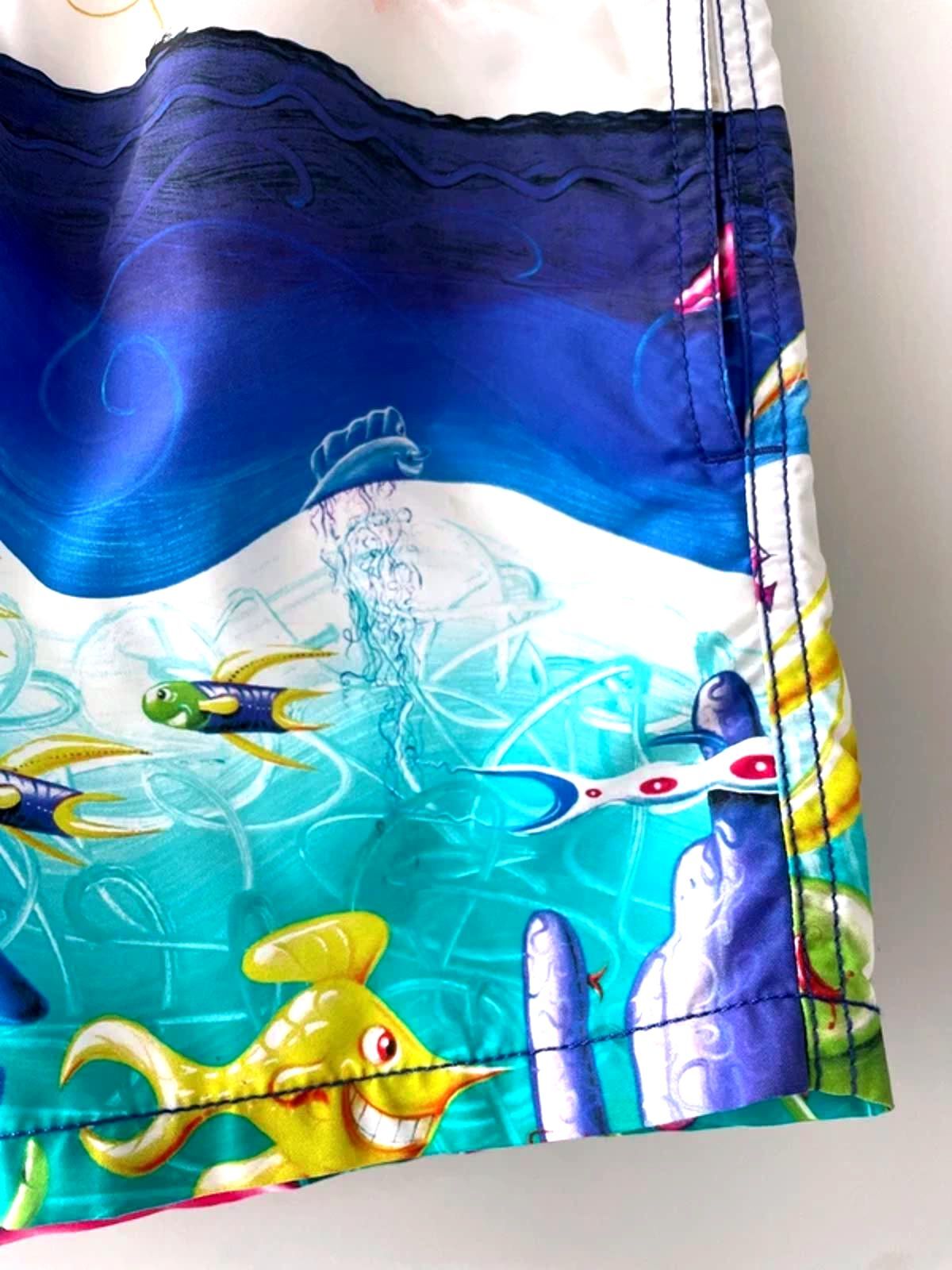 Mens Vilebrequin x Kenny Scharf Limited Edition Moorea Swim Shorts - Small - 3120