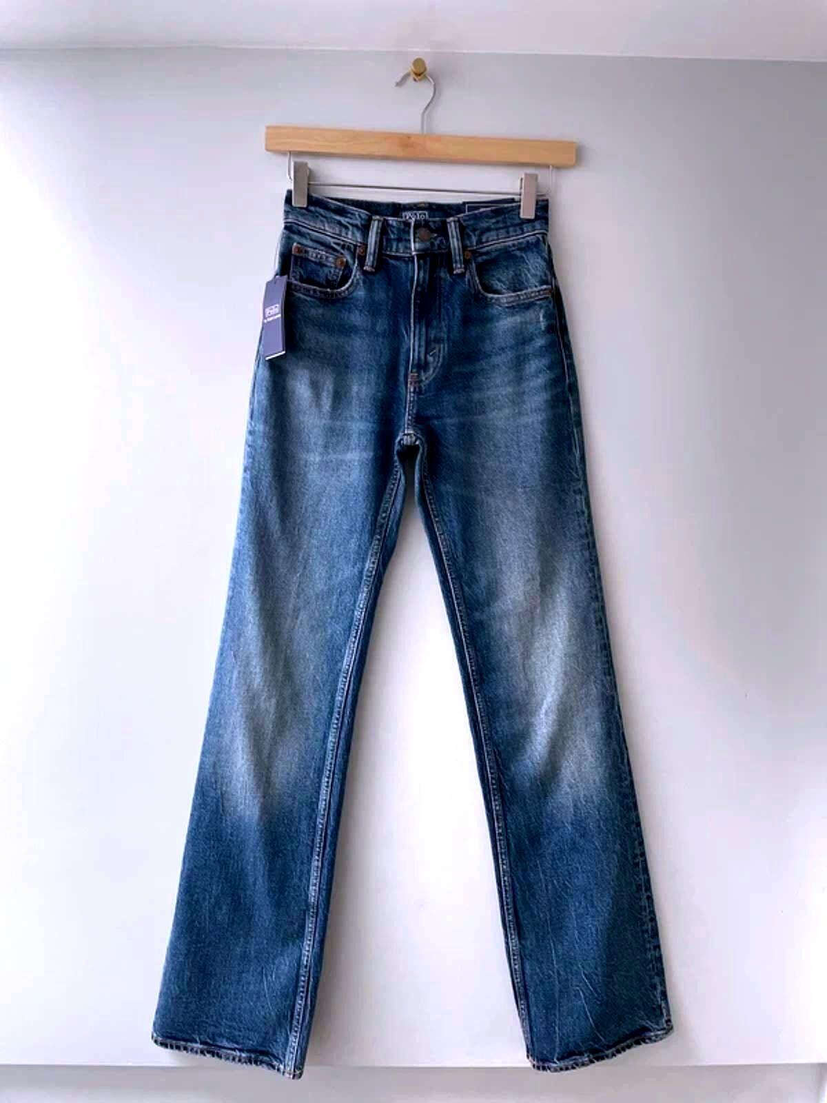 Women’s Ralph Lauren Classic Fit Jeans In Navy Blue - W24/L33 - 3074