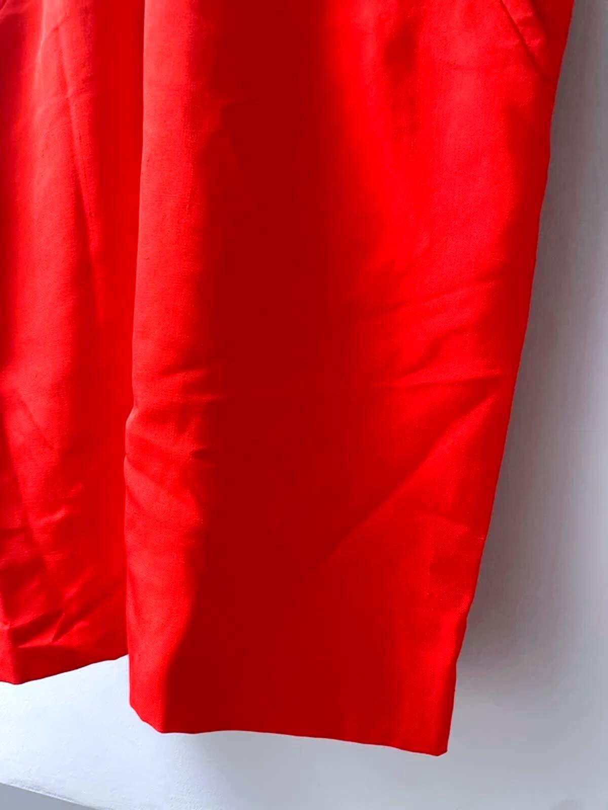 Women’s Emanuel Ungaro Designer Rare Find Cap Sleeve Dress In Red - UK8 - 3039