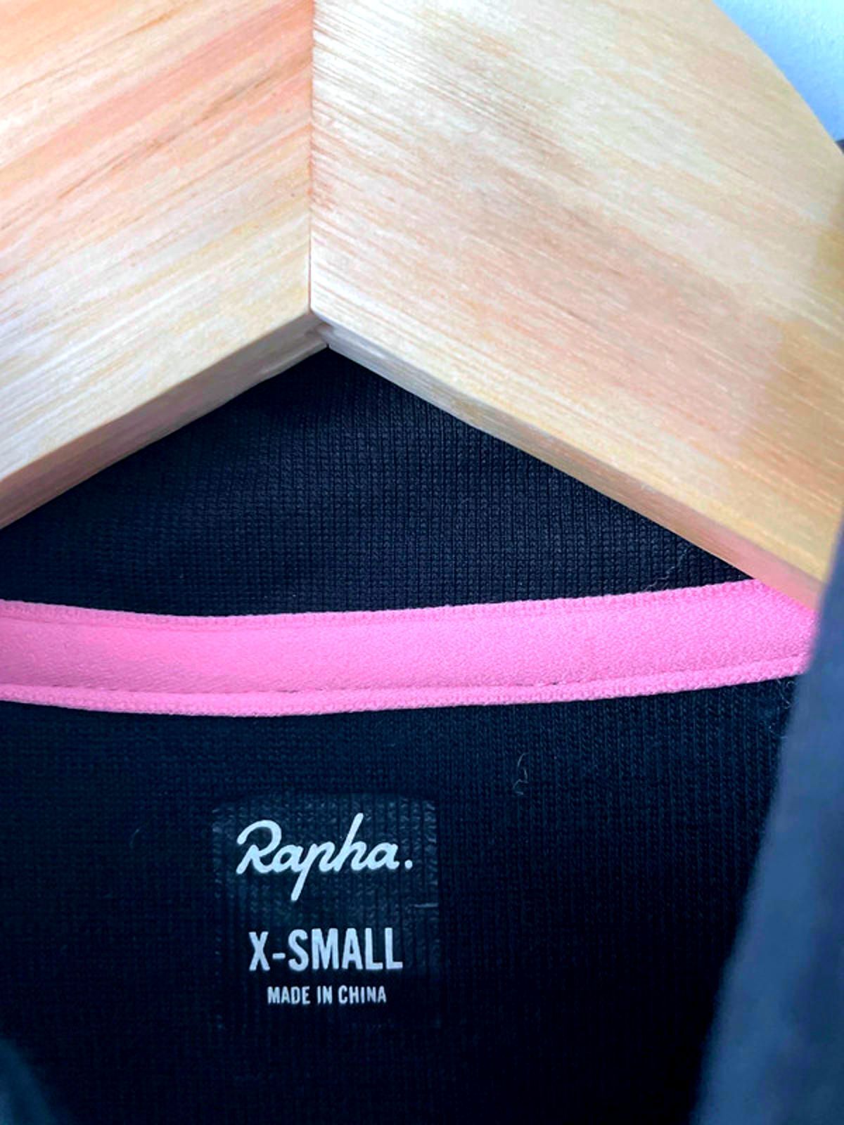 Women’s Rapha Merino Wool Classic Cycling Jersey Top In Black - XSmall - 2267