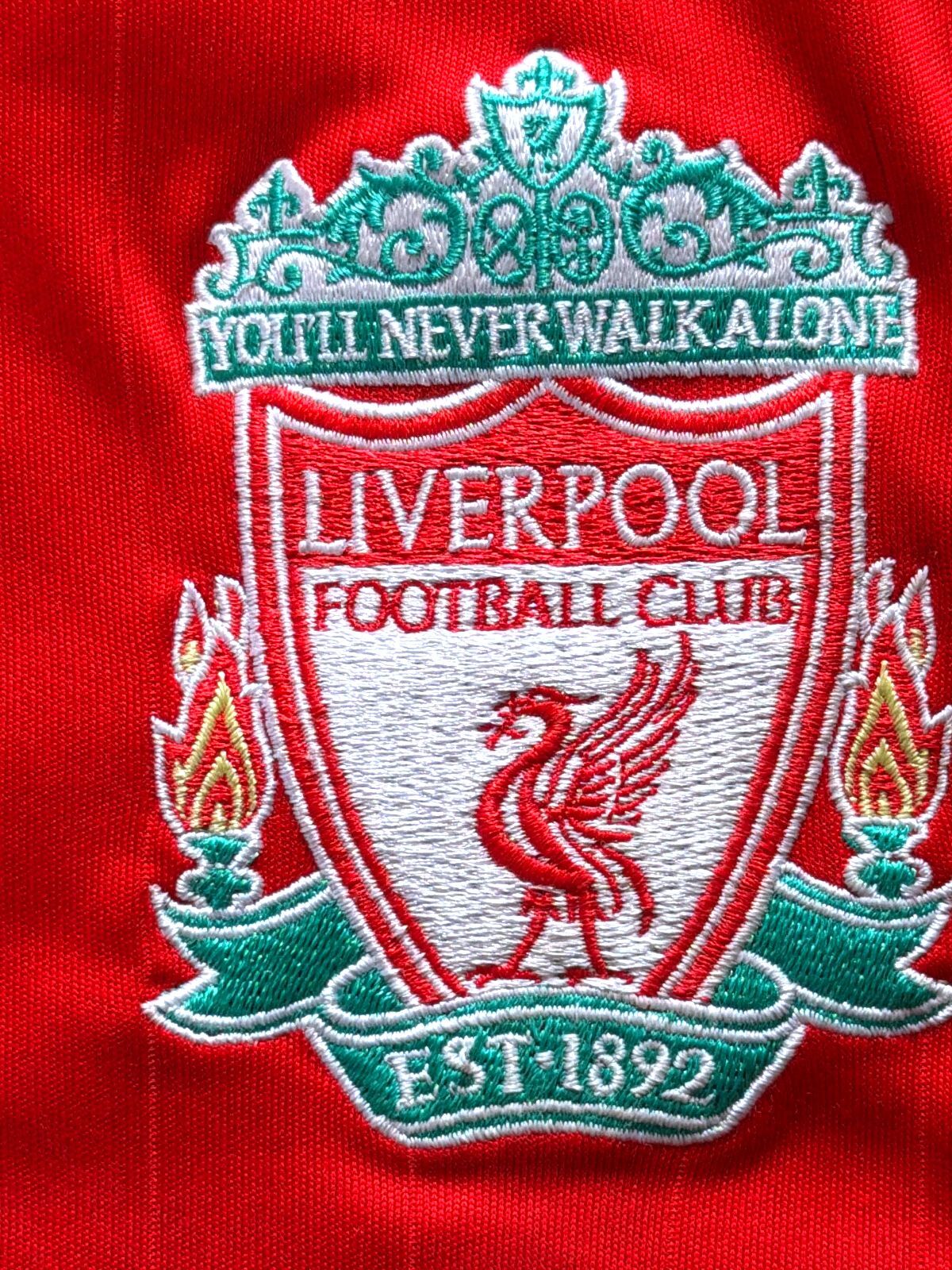 Men's Liverpool FC 2006/08 Season Home Football Shirt Jersey - Small -3601