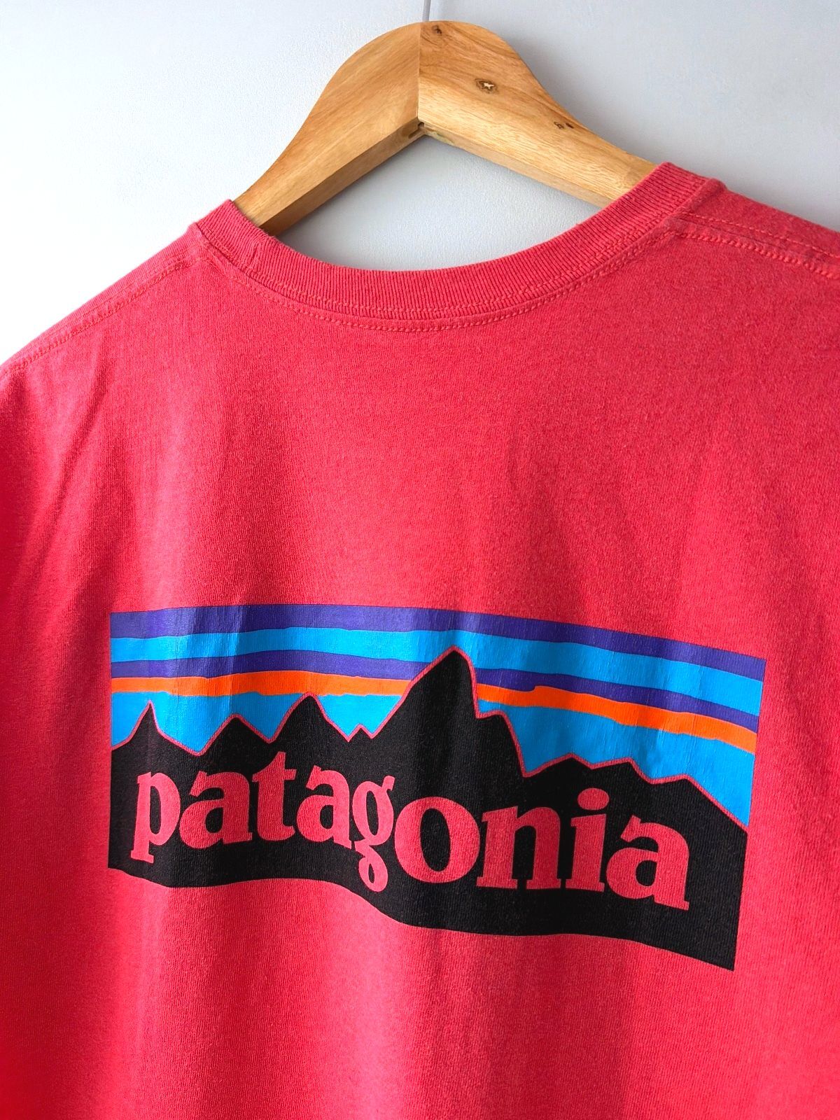 Men’s Patagonia Crew Neck Printed T-shirt In Red - Medium - 3643