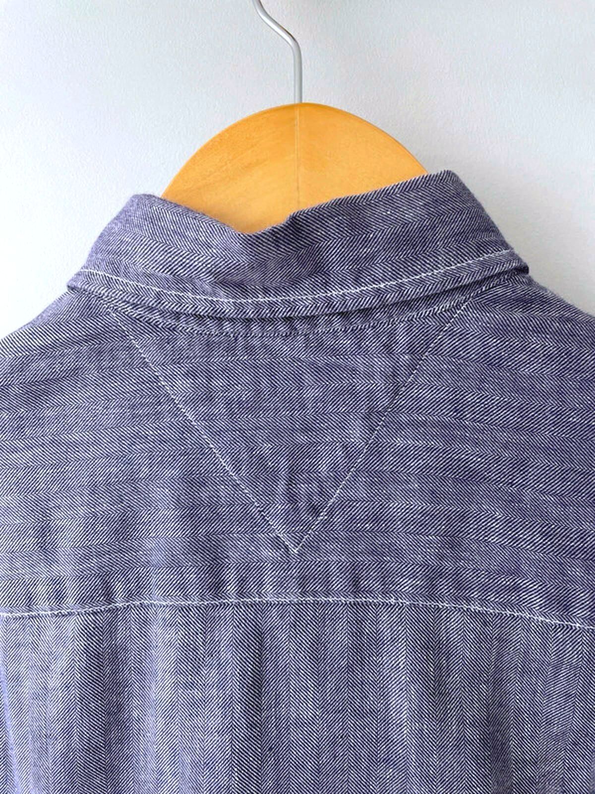Men’s Tommy Hilfiger Premium Linen Shirt In Navy - XSmall - 1646