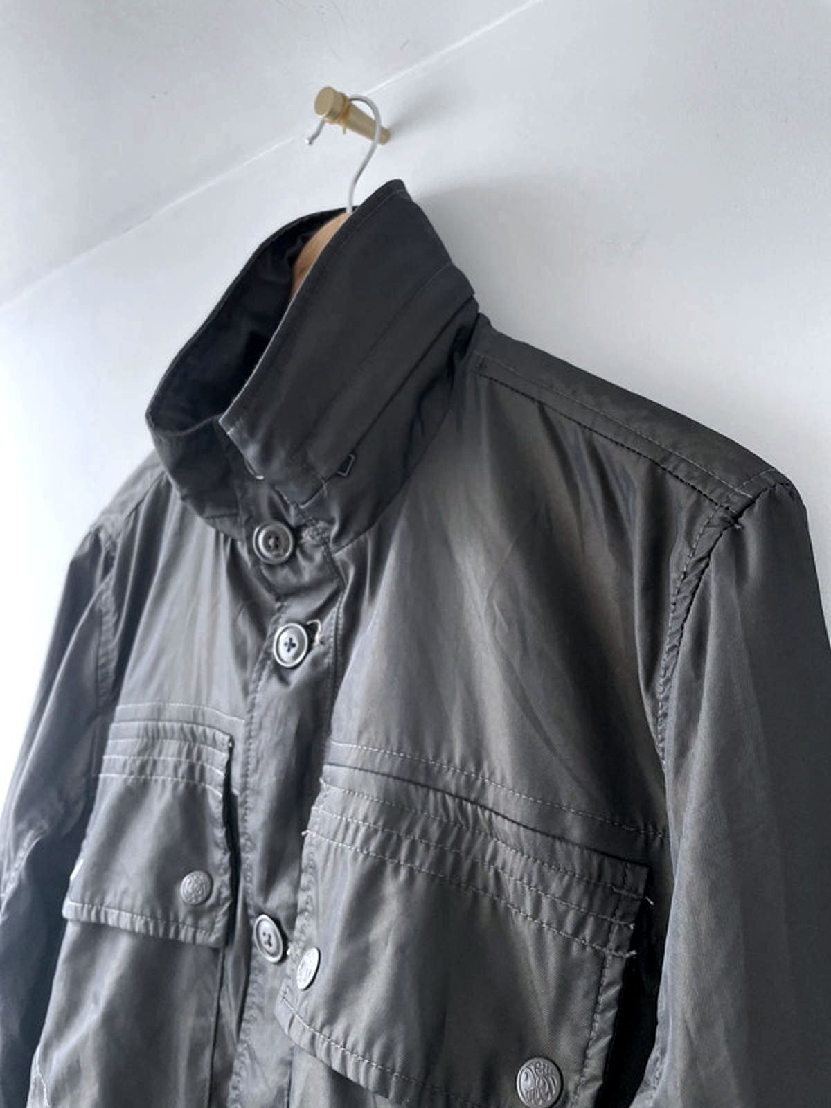 Men’s Pretty Green Hooded Harrington Parka Jacket Coat In Black - Small - 2130