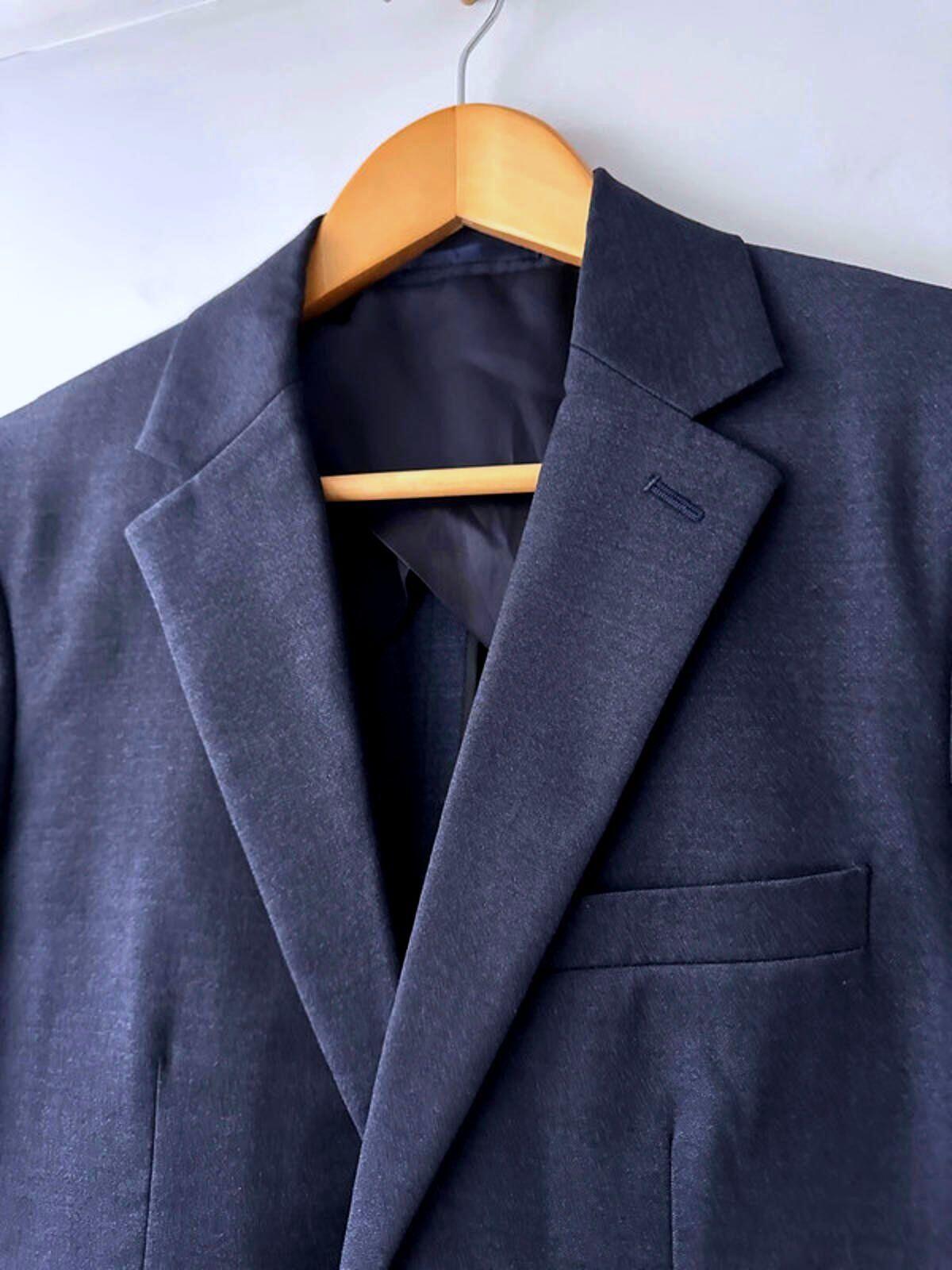 Men’s Reiss Double Button Wool Blend Blazer Jacket In Navy - Small - 0660