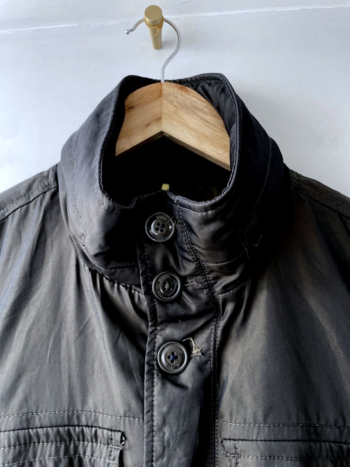 Men’s Pretty Green Hooded Harrington Parka Jacket Coat In Black - Small - 2130