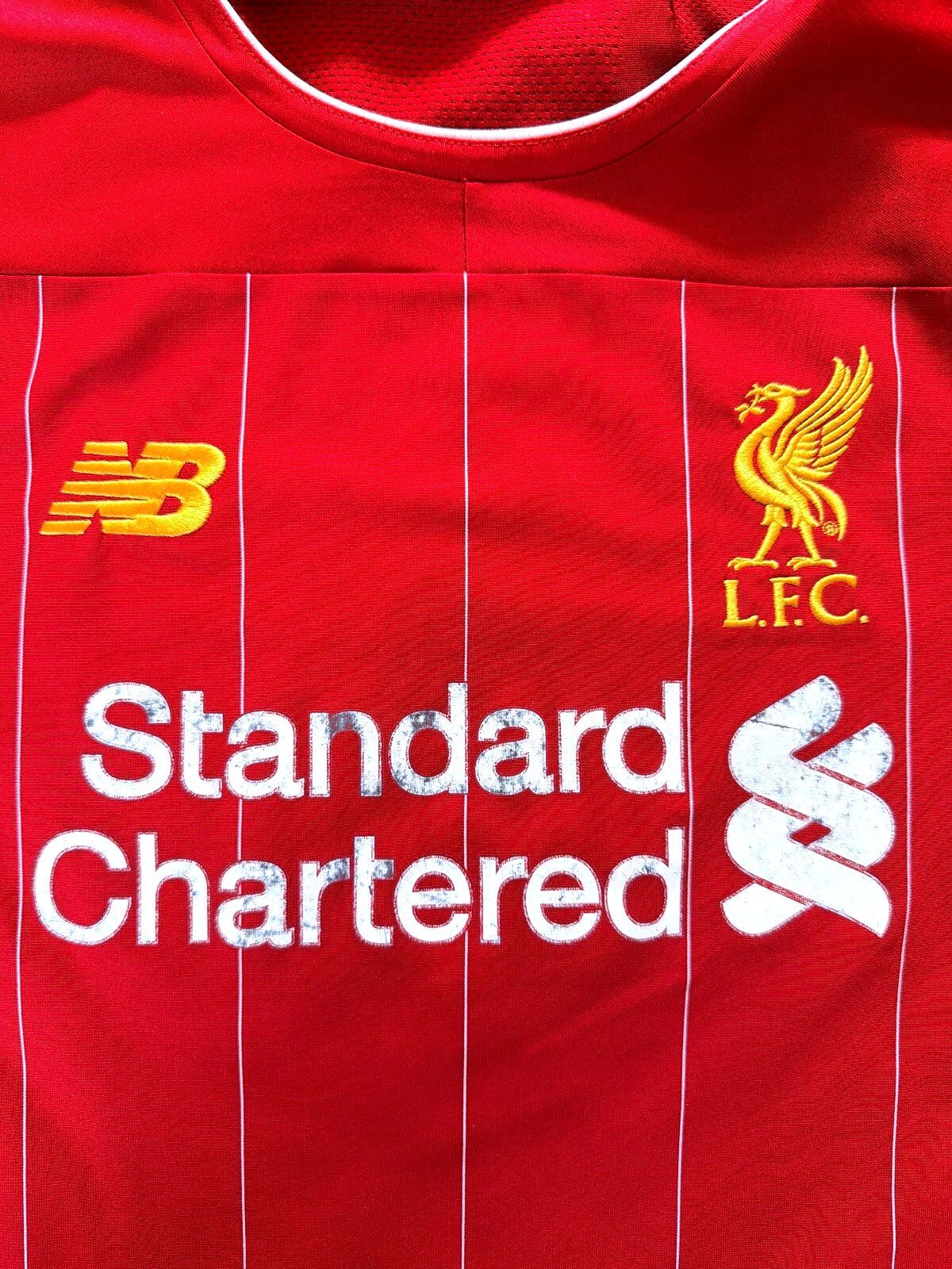 Men's Liverpool FC 2019/20 Salah #11 Football Shirt Jersey - Large - 3602