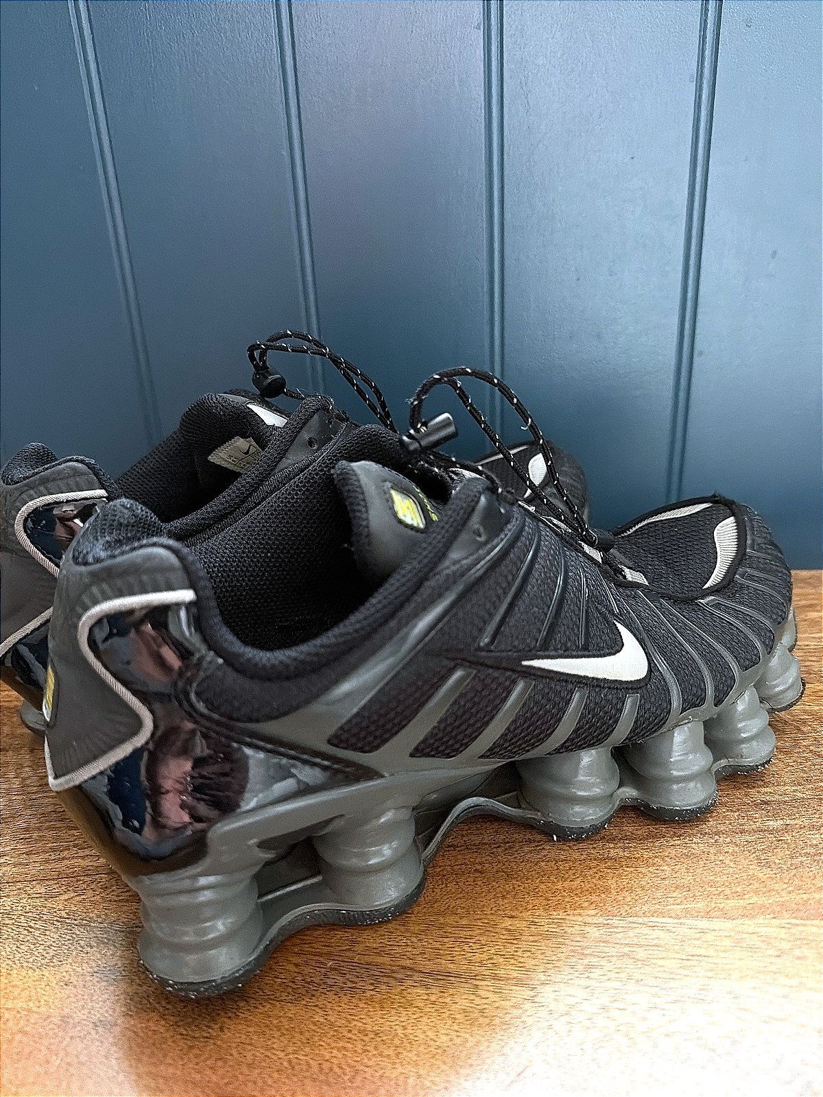 Women’s Nike Shox Rare Find Chunky Sole Trainers In Black - Uk6 - 3617