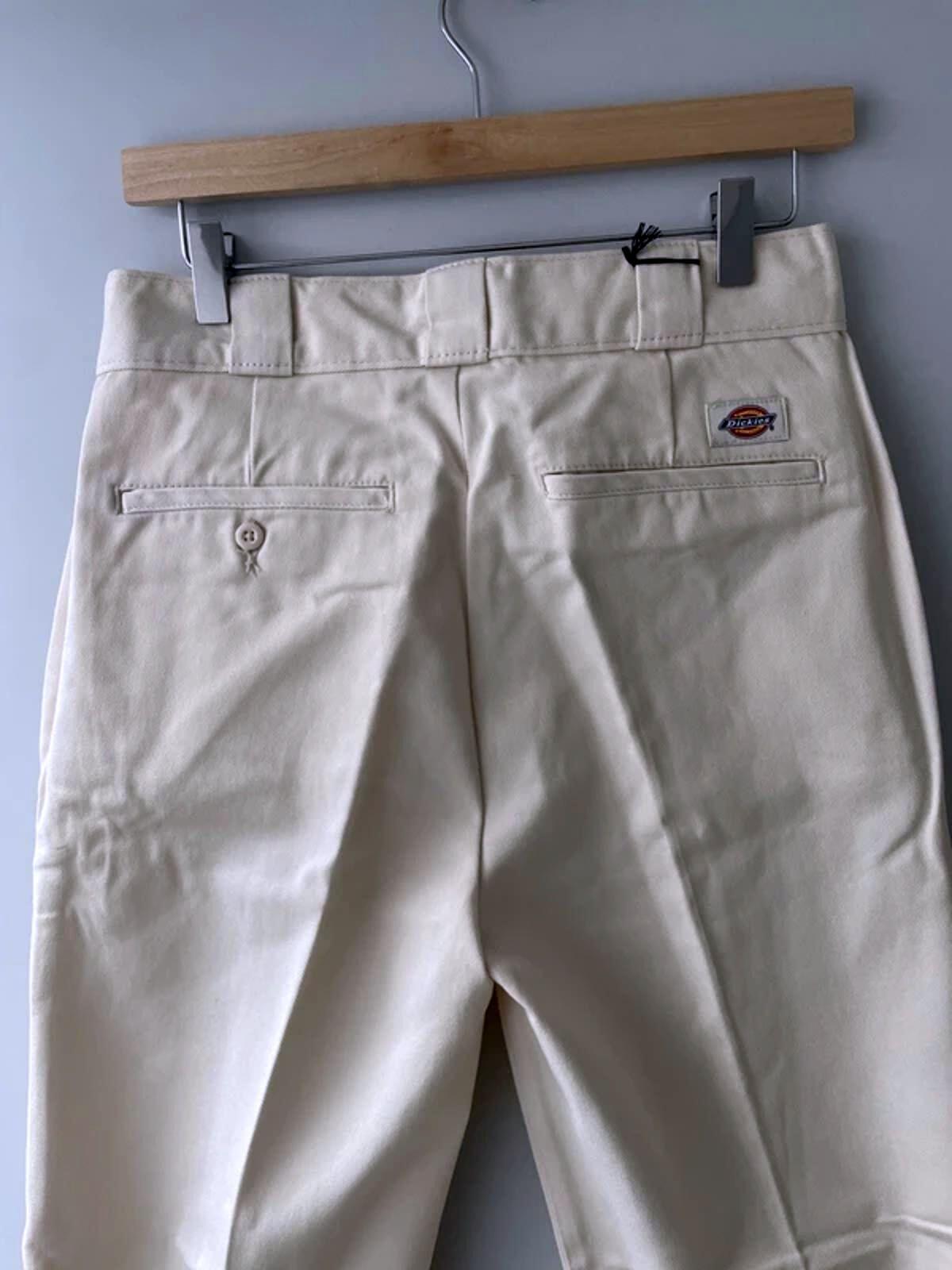 Women’s Dickies Elizaville Straight Leg Trousers In Cream - W28/L29 - 3004