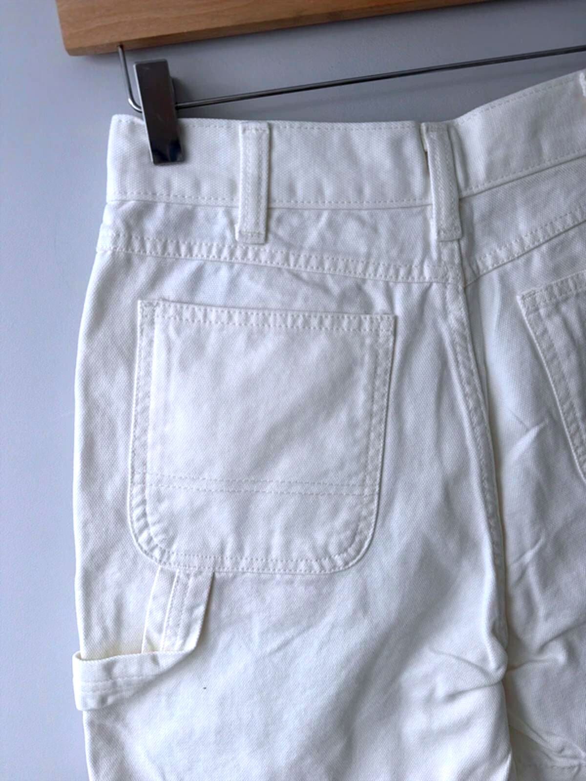 Women’s Dickies Duck Baggy Fit Cargo Shorts In Off White - W28 - 3373