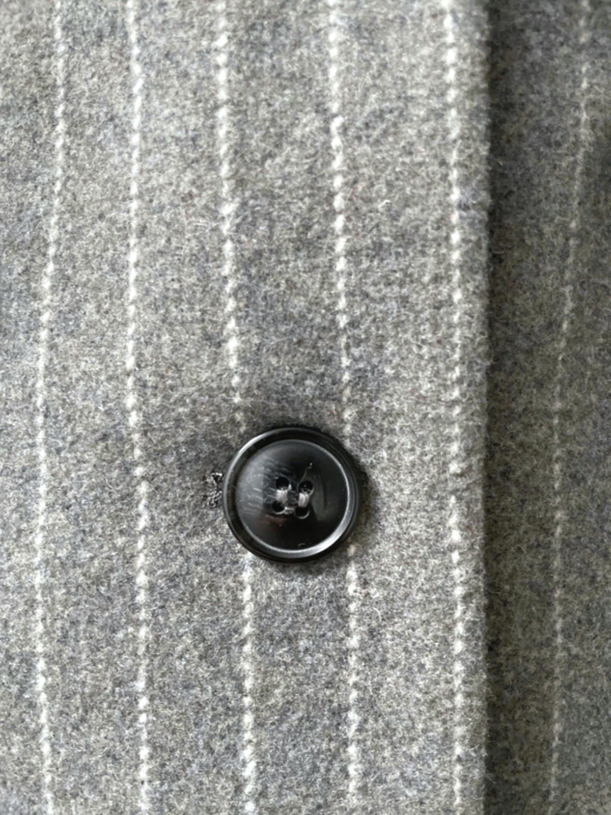 Women’s JDY Pine stripe 100% Wool Oversized Blazer Jacket In Grey - Small - 2331
