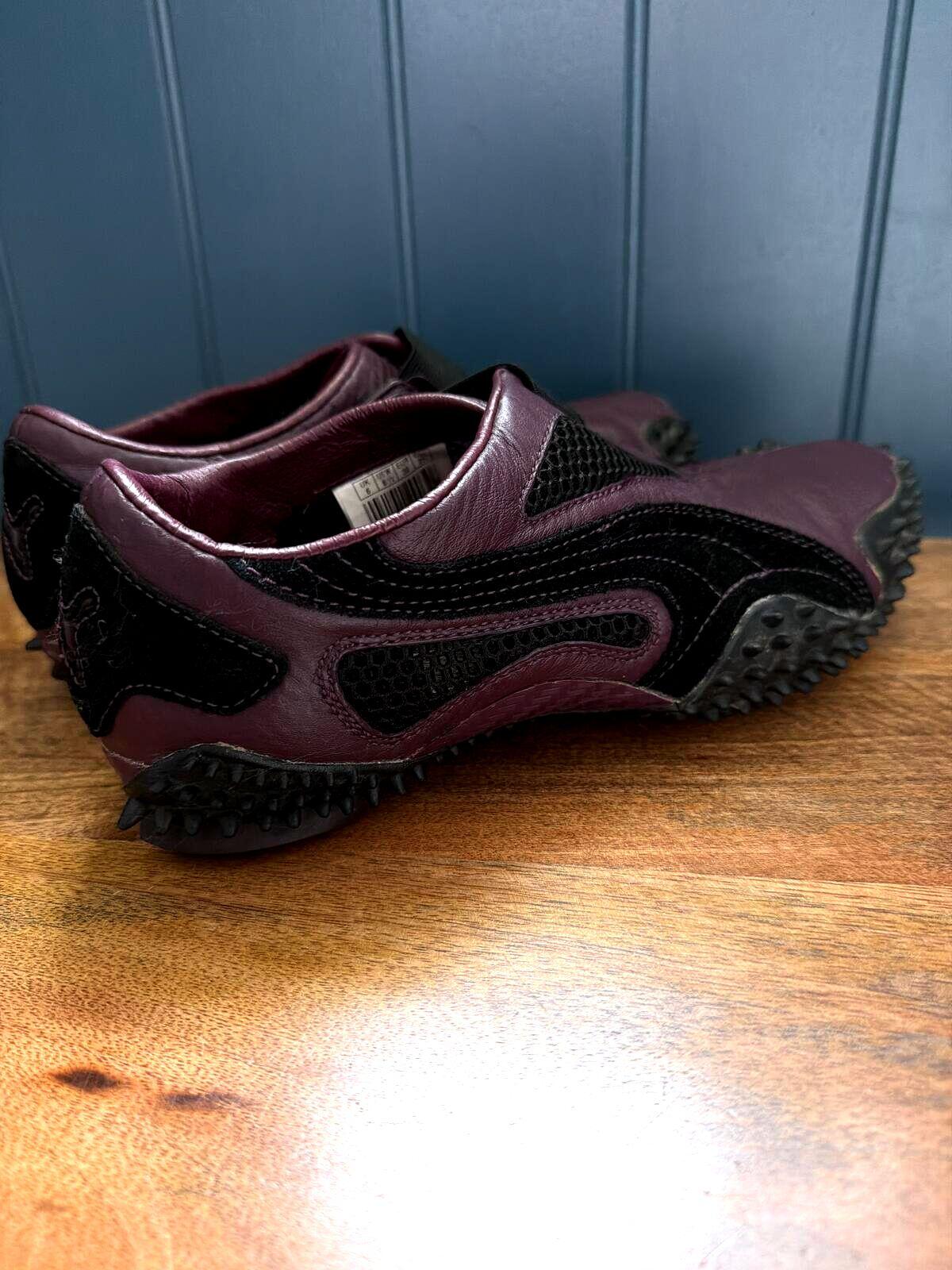 Womens Puma Rare Mostro OG Leather Trainers In Purple/Black - Uk6 - 3536