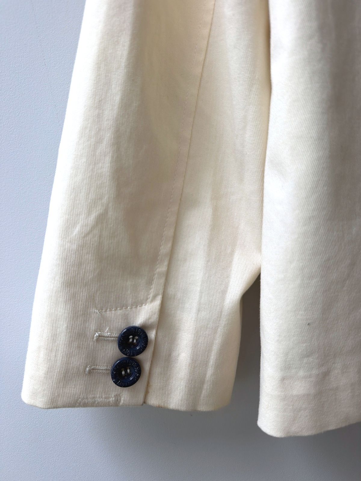 Women’s Love Moschino Cream Blazer with Black Piping and Button Details - UK16 -