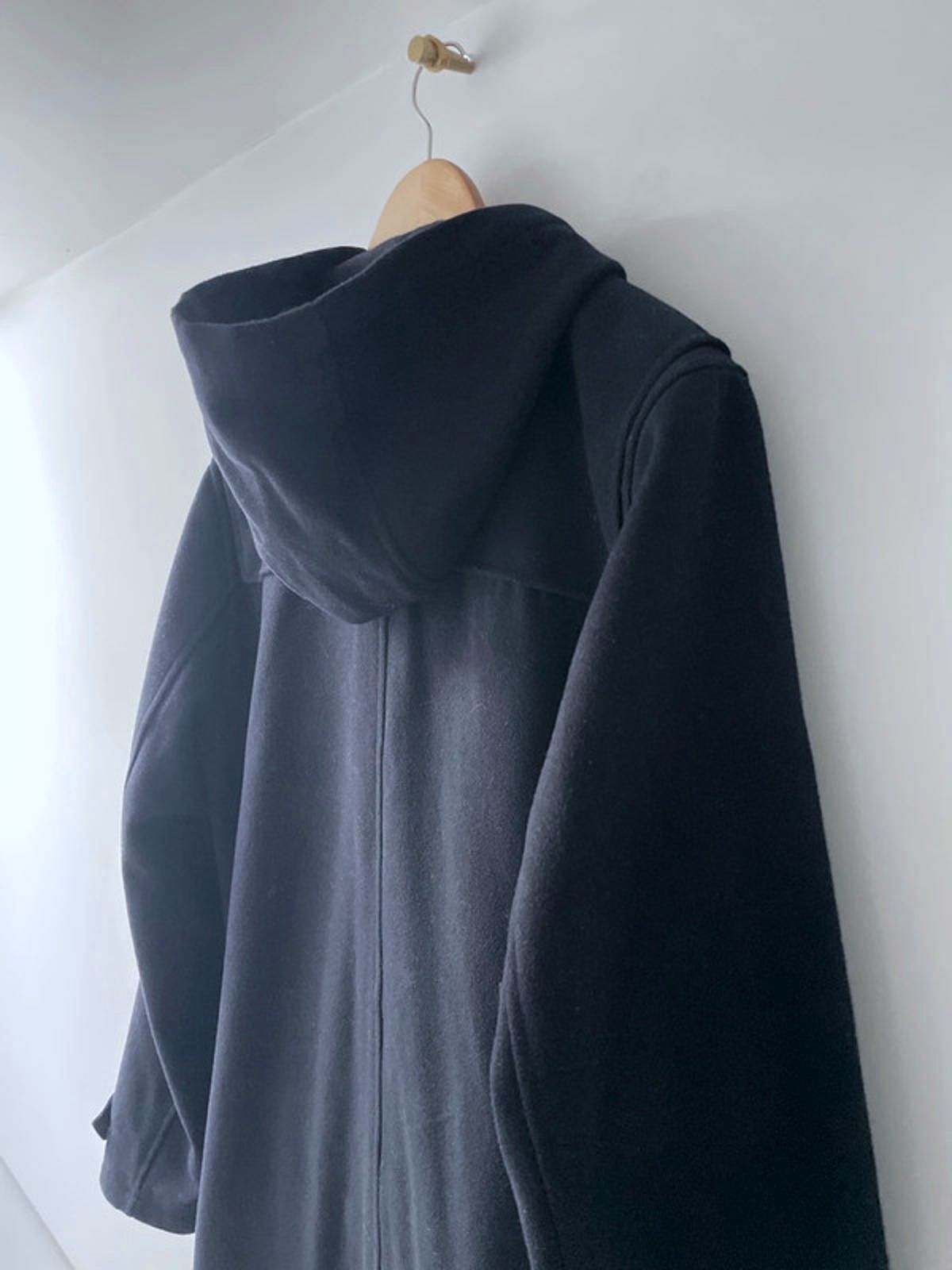 Men's Stanley Adams Premium Wool Hooded Duffle Coat In Navy - Large - 2440