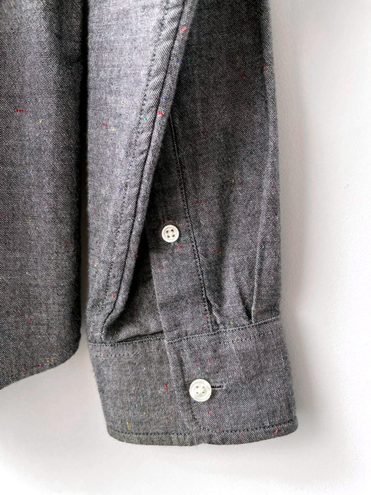 Mens Carhartt Kyoto Long Sleeve Button Down Chambray Shirt In Grey - Small - 1546