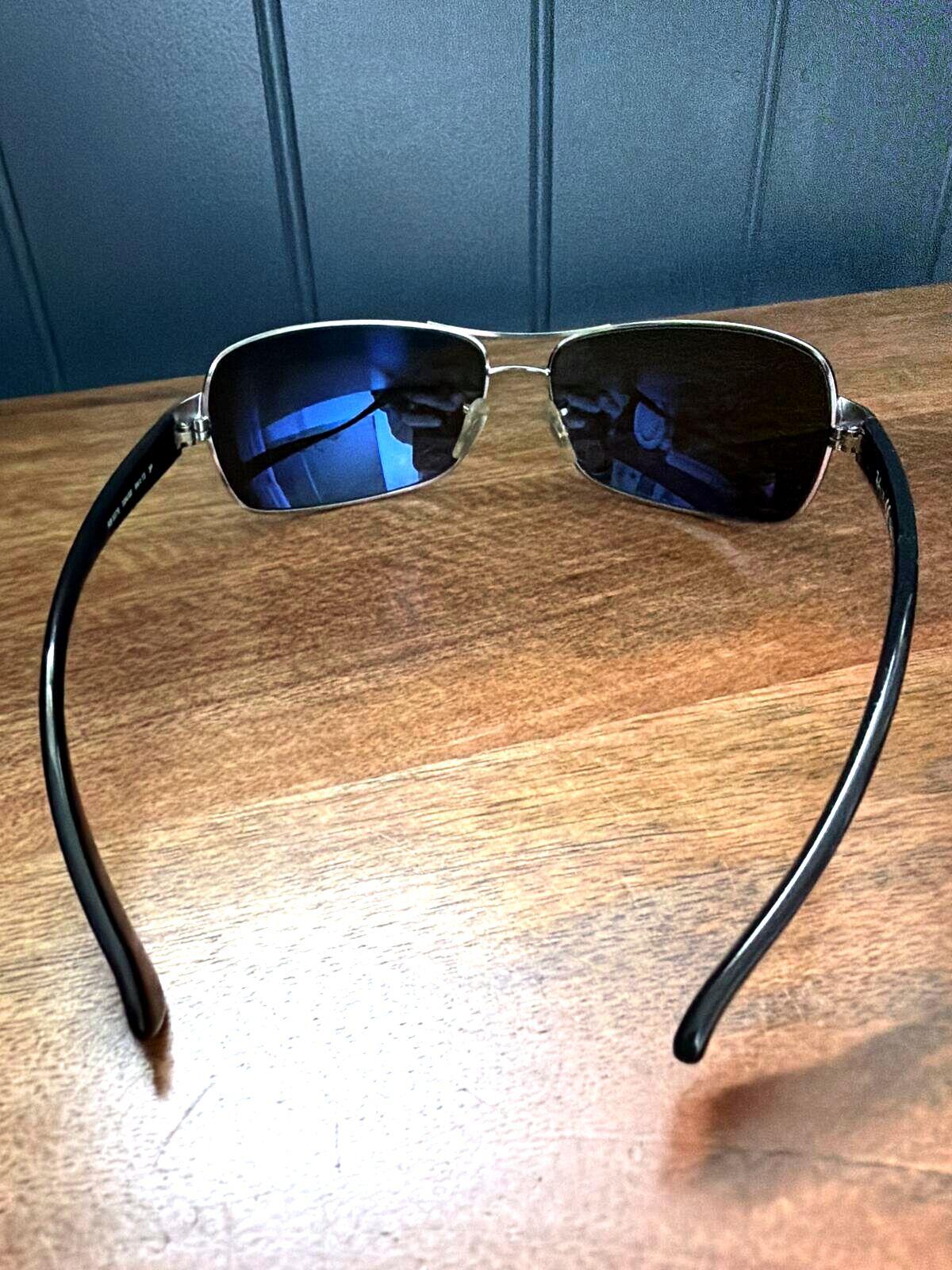 Unisex Ray-Ban RB3379 Polarized Metal Fram Sunglasses In Silver - 3545