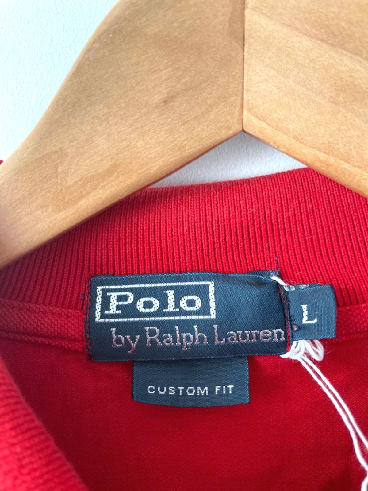 Men’s Ralph Lauren Custom Fit Polo Top In Red - Large - 1760
