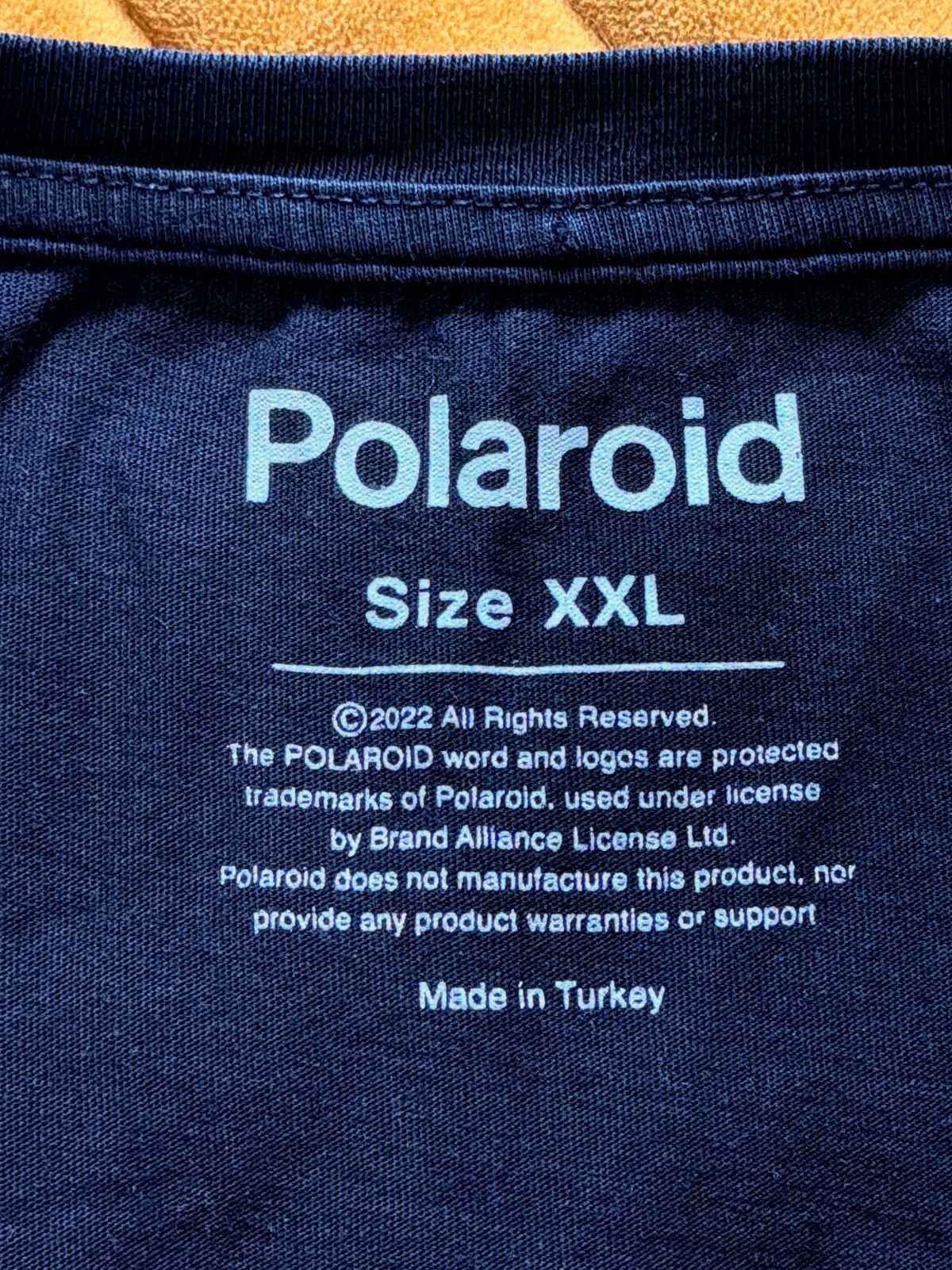 Men’s Polaroid Oversized Fit Graphic T-Shirt In Black - XXLarge - 3580