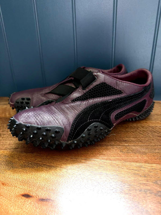 Womens Puma Rare Mostro OG Leather Trainers In Purple/Black - Uk6 - 3536